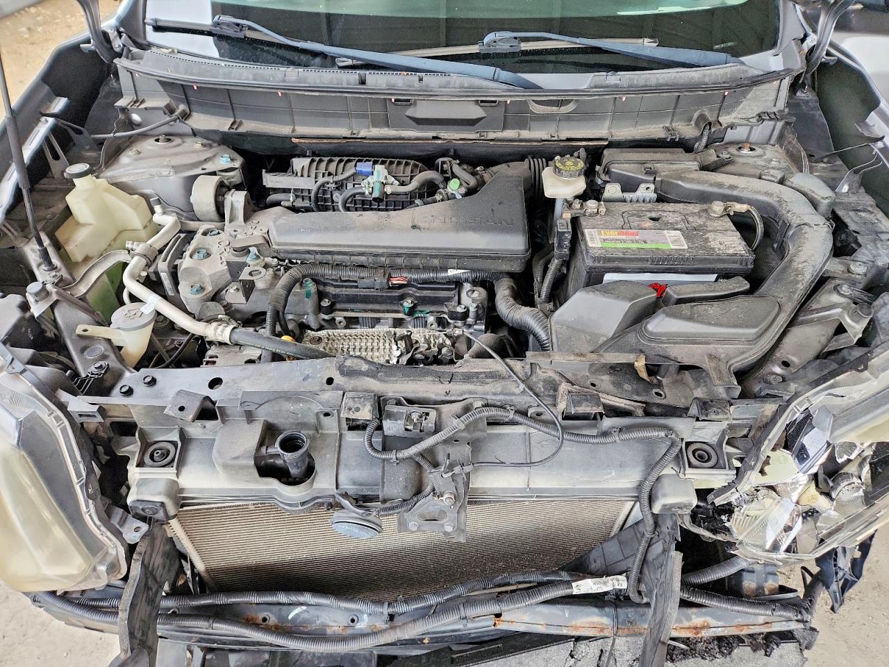 2015 Nissan Rogue Sv Gray vin: KNMAT2MT0FP583925