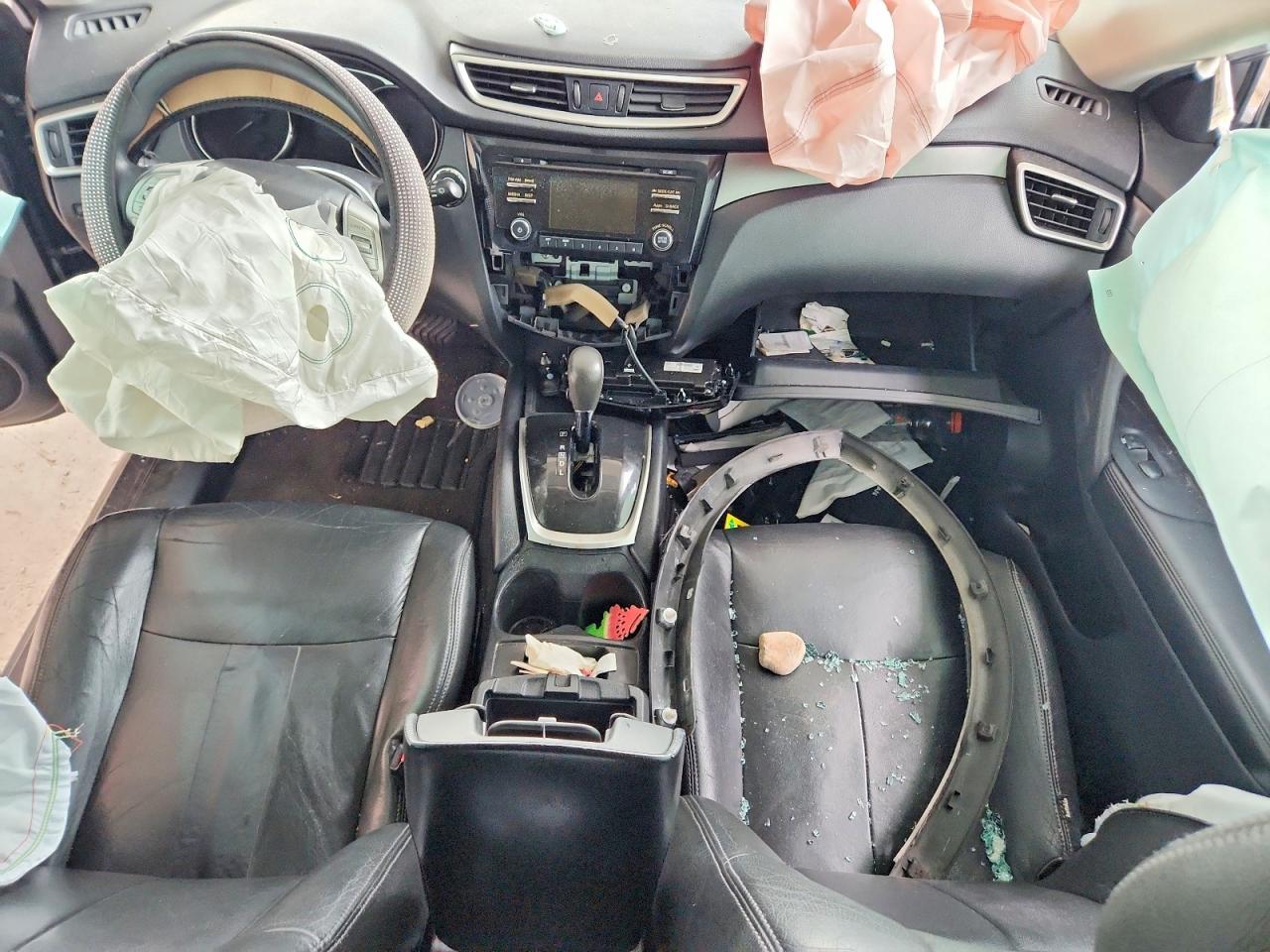 2015 Nissan Rogue Sv Gray vin: KNMAT2MT0FP583925