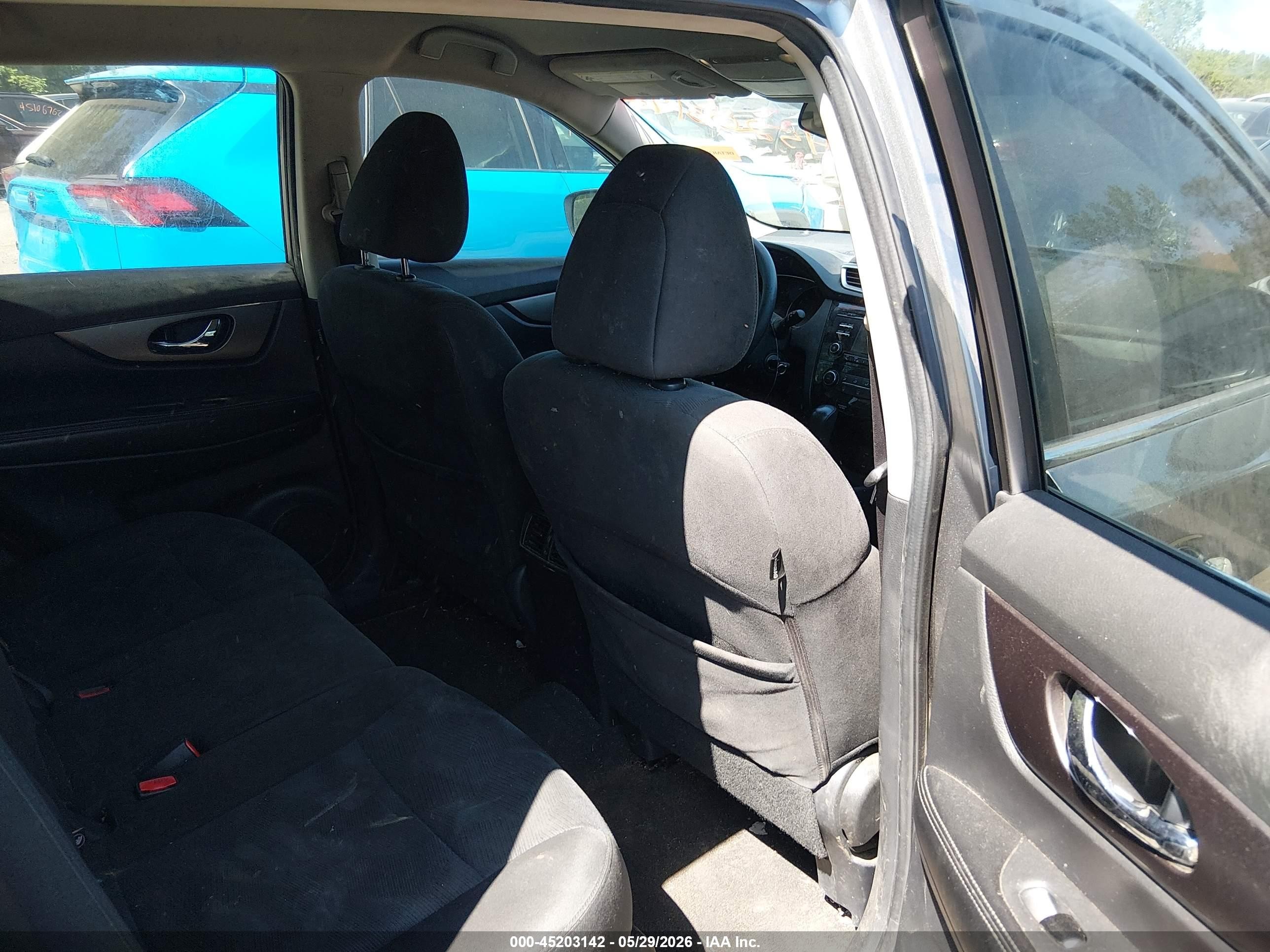 2015 Nissan Rogue S Gray vin: KNMAT2MT0FP590891