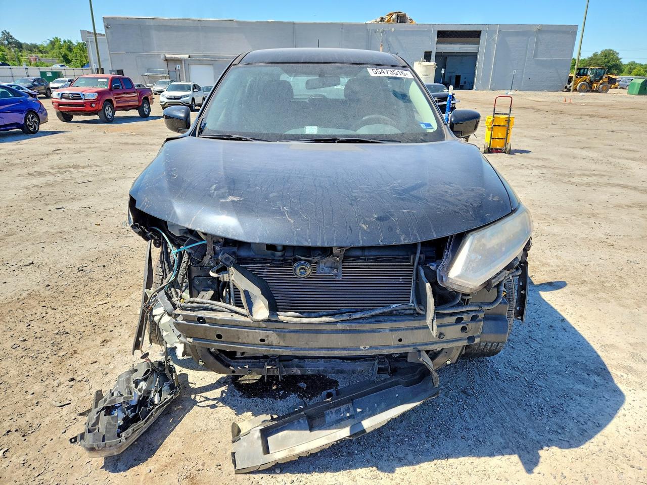 2016 Nissan Rogue S Черный vin: KNMAT2MT0GP621624