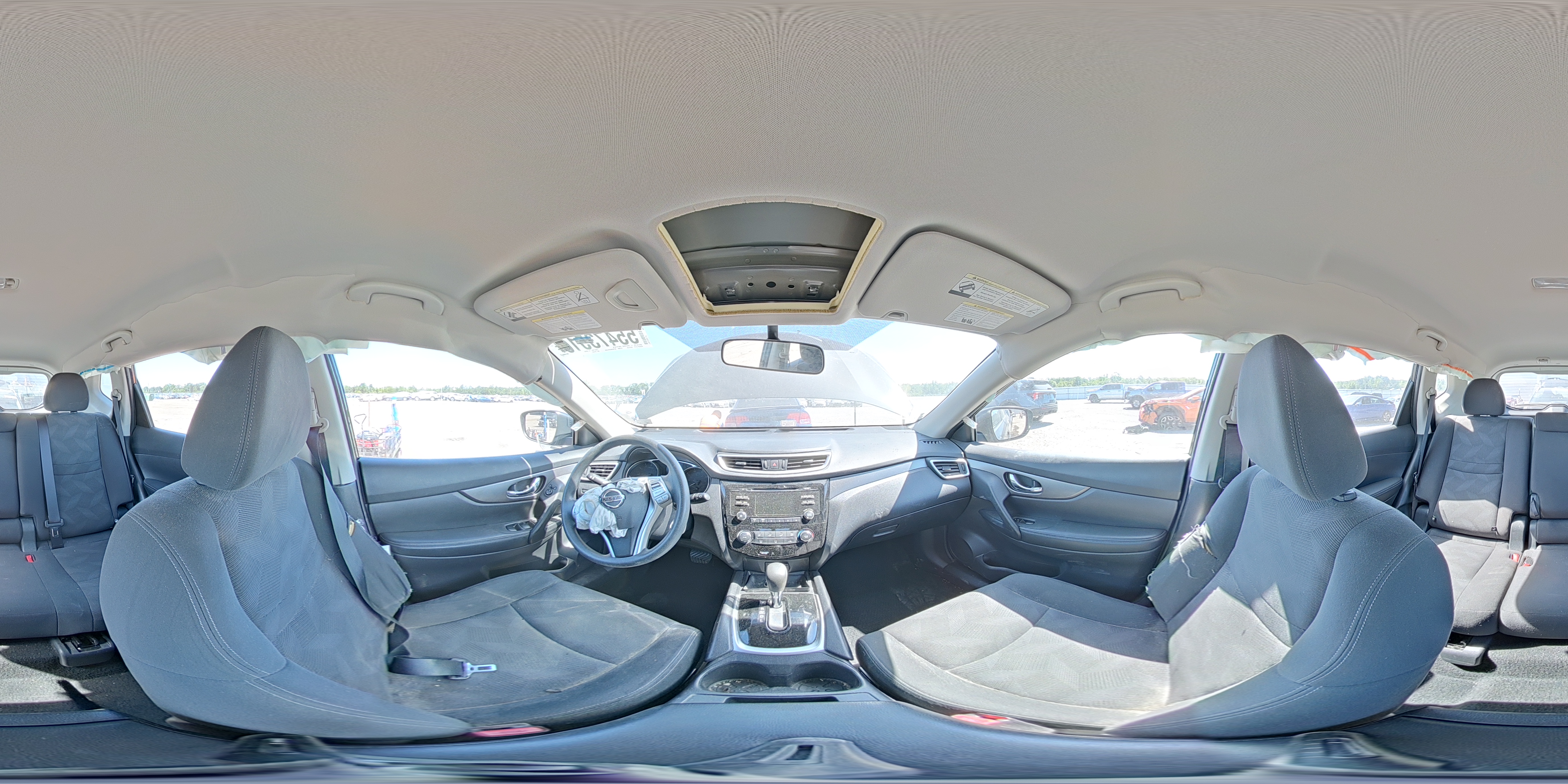 2016 Nissan Rogue S Черный vin: KNMAT2MT0GP621624