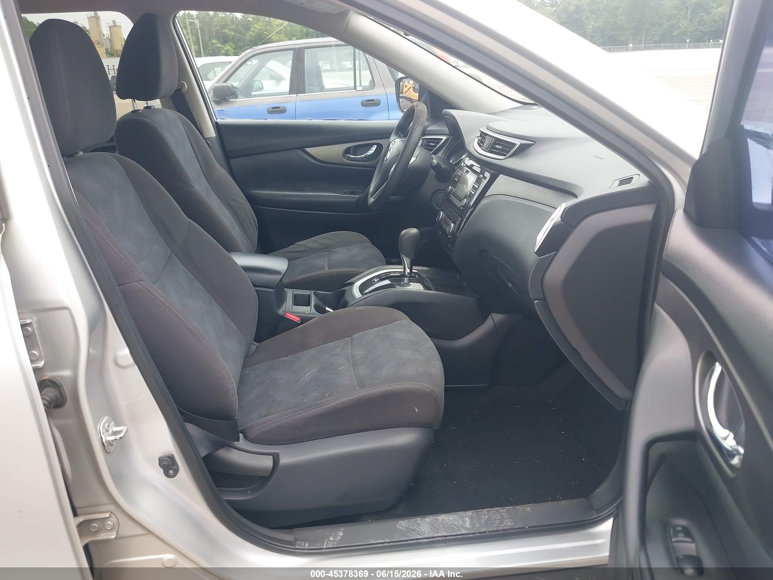 2016 Nissan Rogue Sv Серебряный vin: KNMAT2MT0GP684884