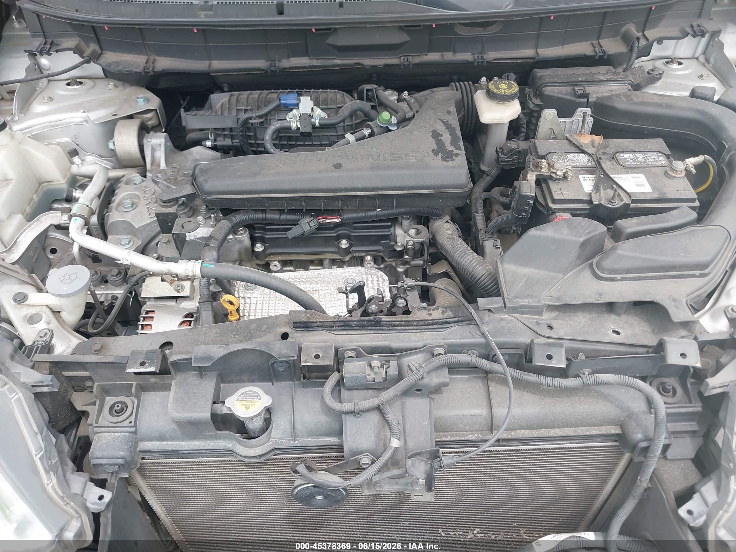 2016 Nissan Rogue Sv Серебряный vin: KNMAT2MT0GP684884