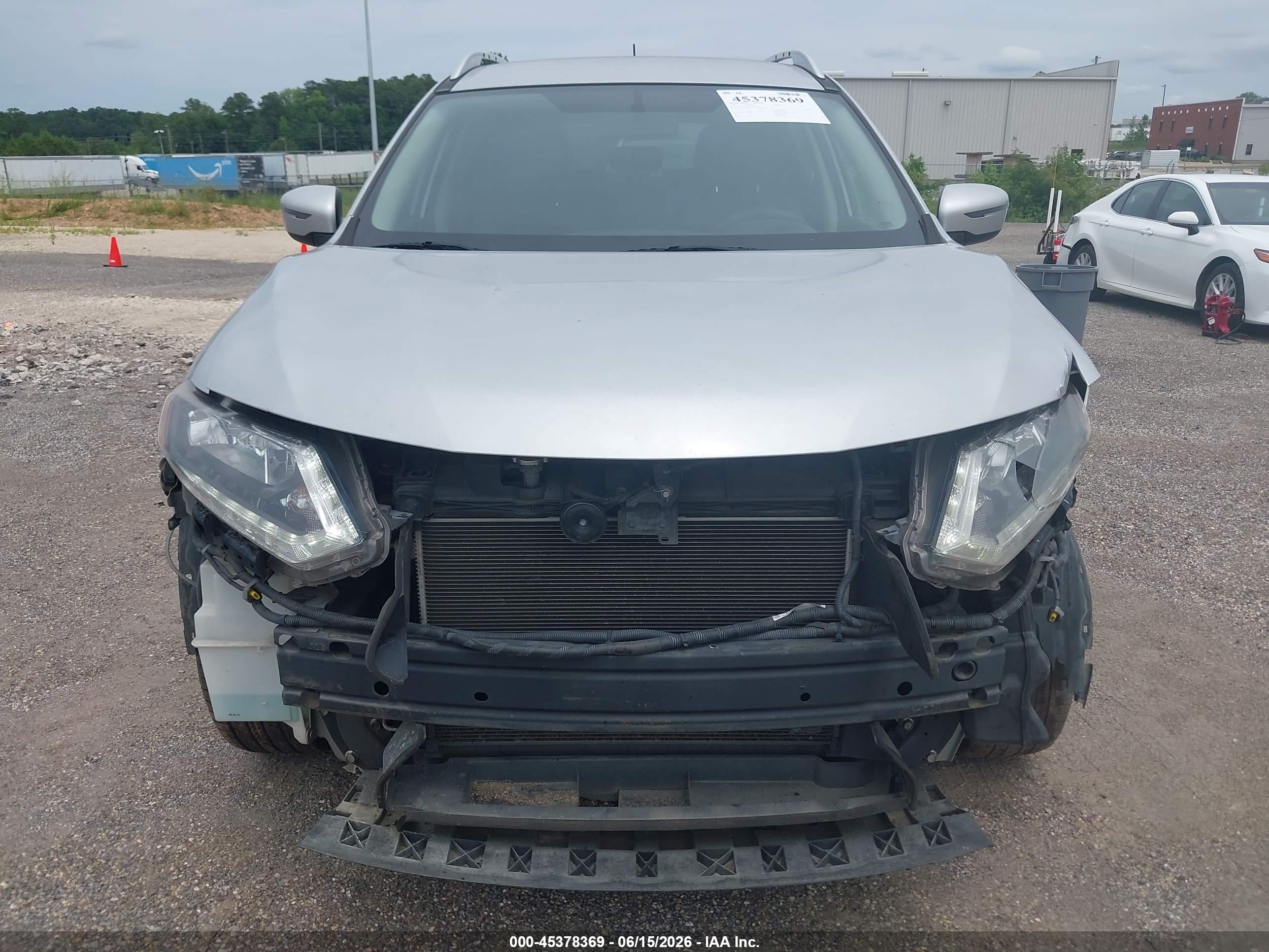 2016 Nissan Rogue Sv Серебряный vin: KNMAT2MT0GP684884