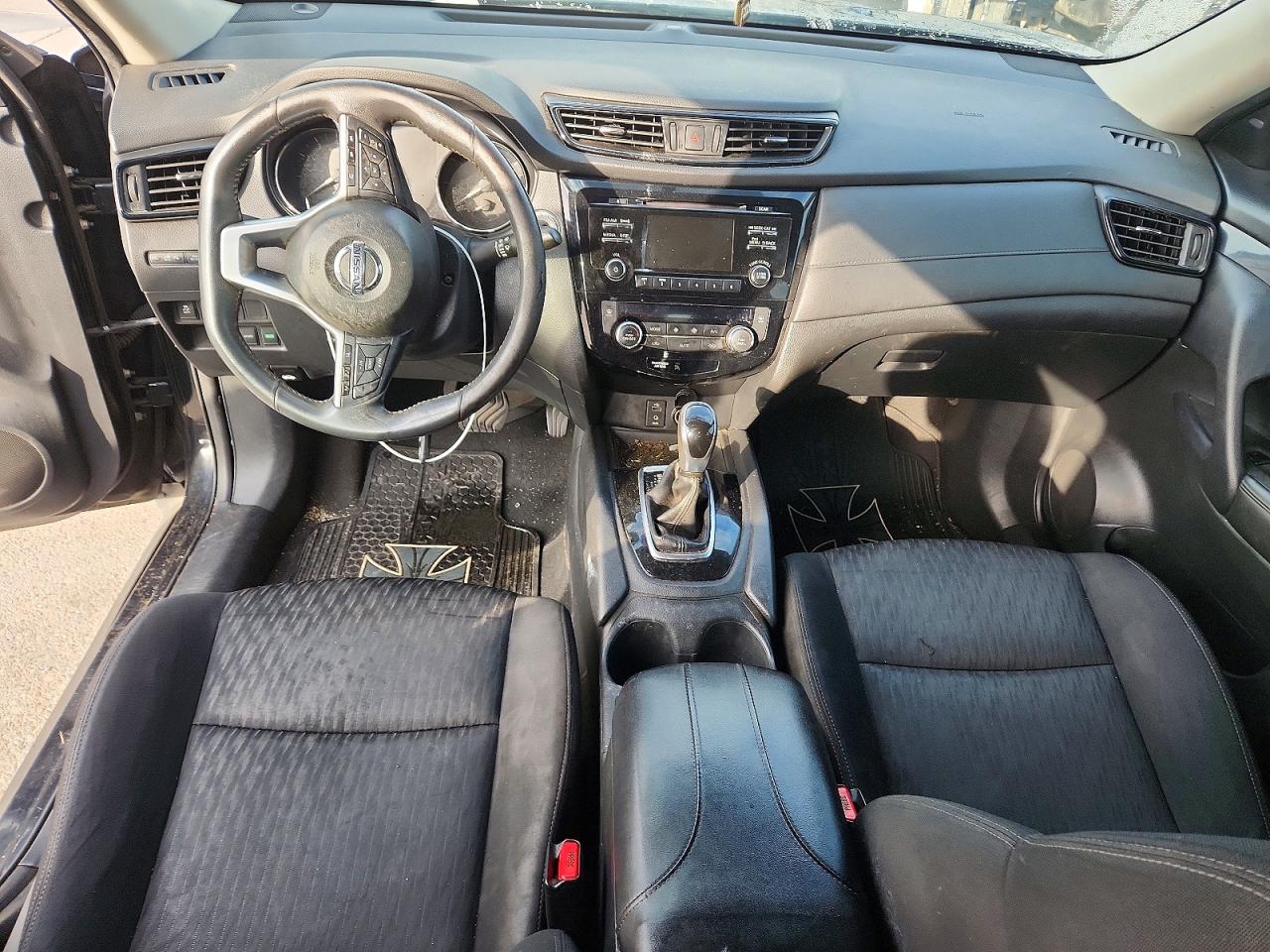 2017 Nissan Rogue Sv Black vin: KNMAT2MT0HP559353