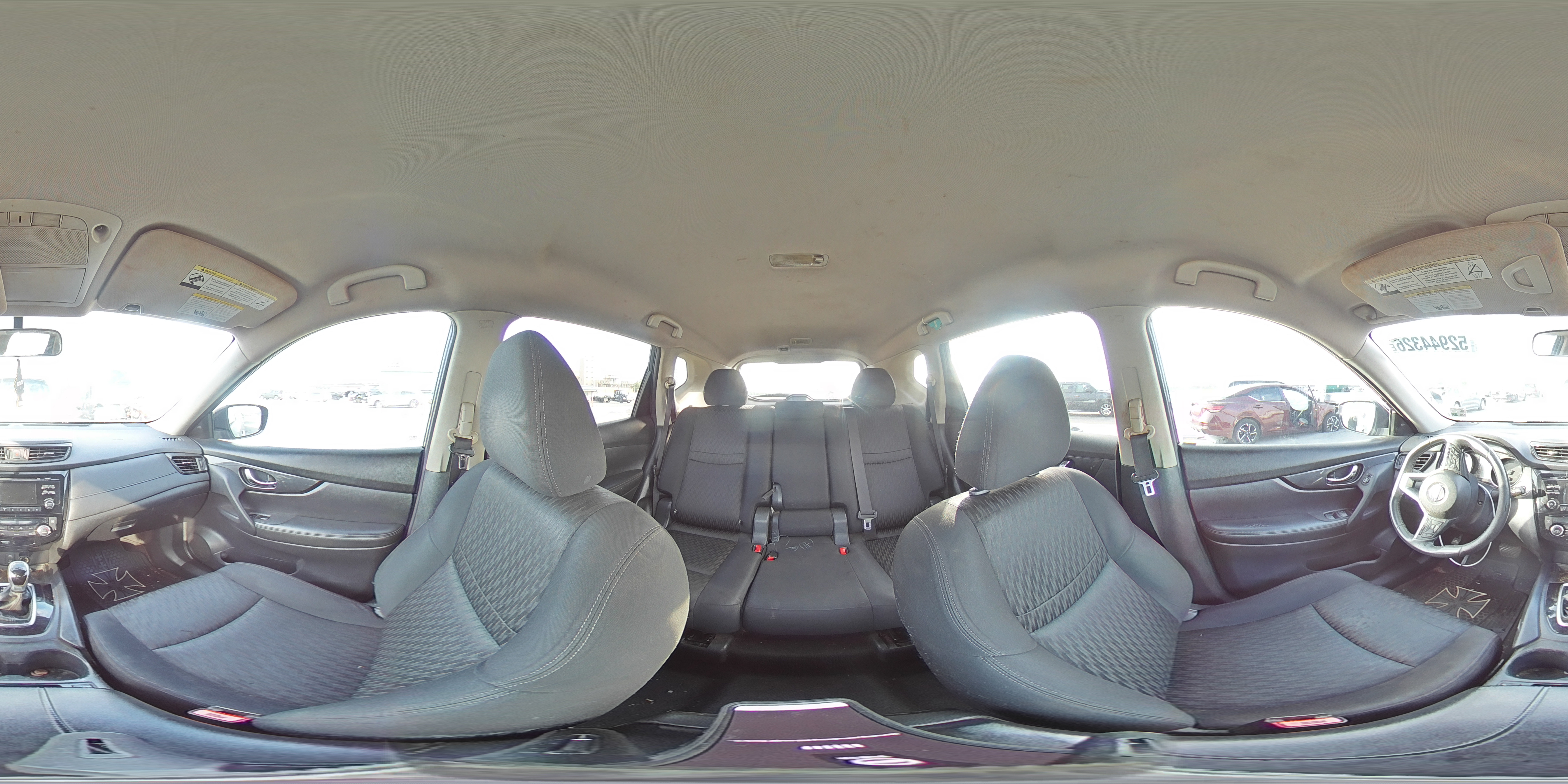 2017 Nissan Rogue Sv Black vin: KNMAT2MT0HP559353