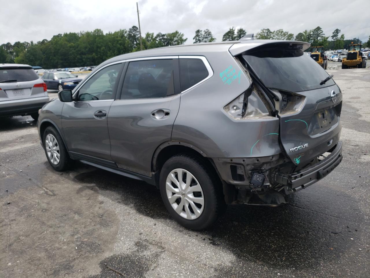 2018 Nissan Rogue S Gray vin: KNMAT2MT0JP520607