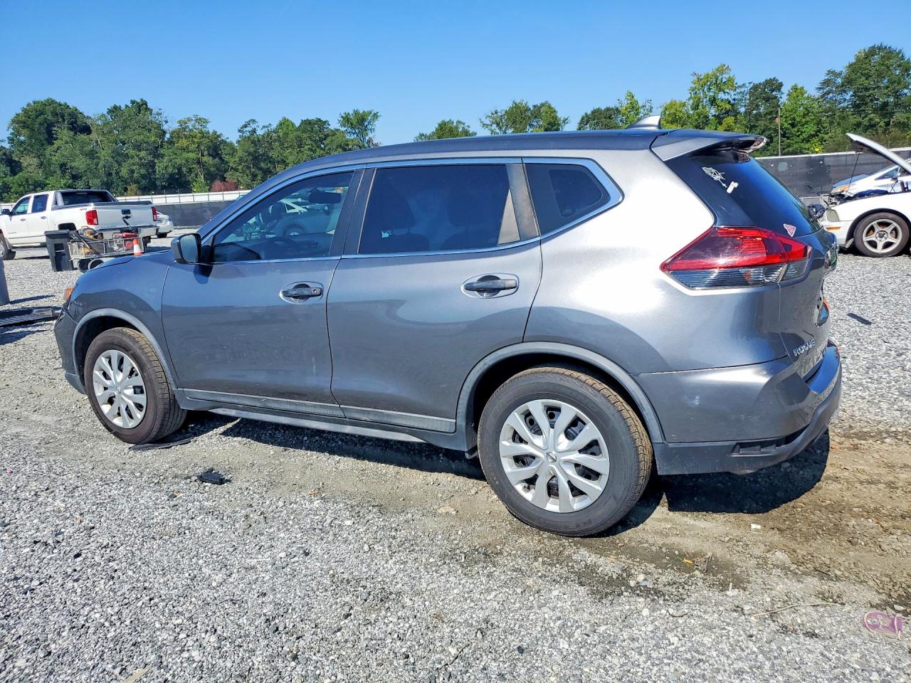 2018 Nissan Rogue S Gray vin: KNMAT2MT0JP520607