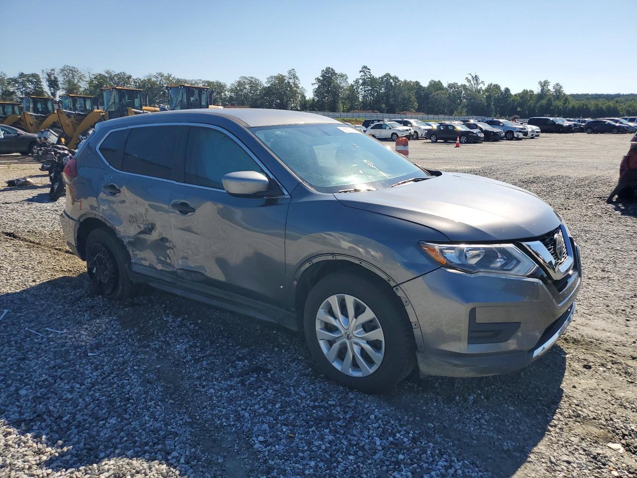 2018 Nissan Rogue S Gray vin: KNMAT2MT0JP520607