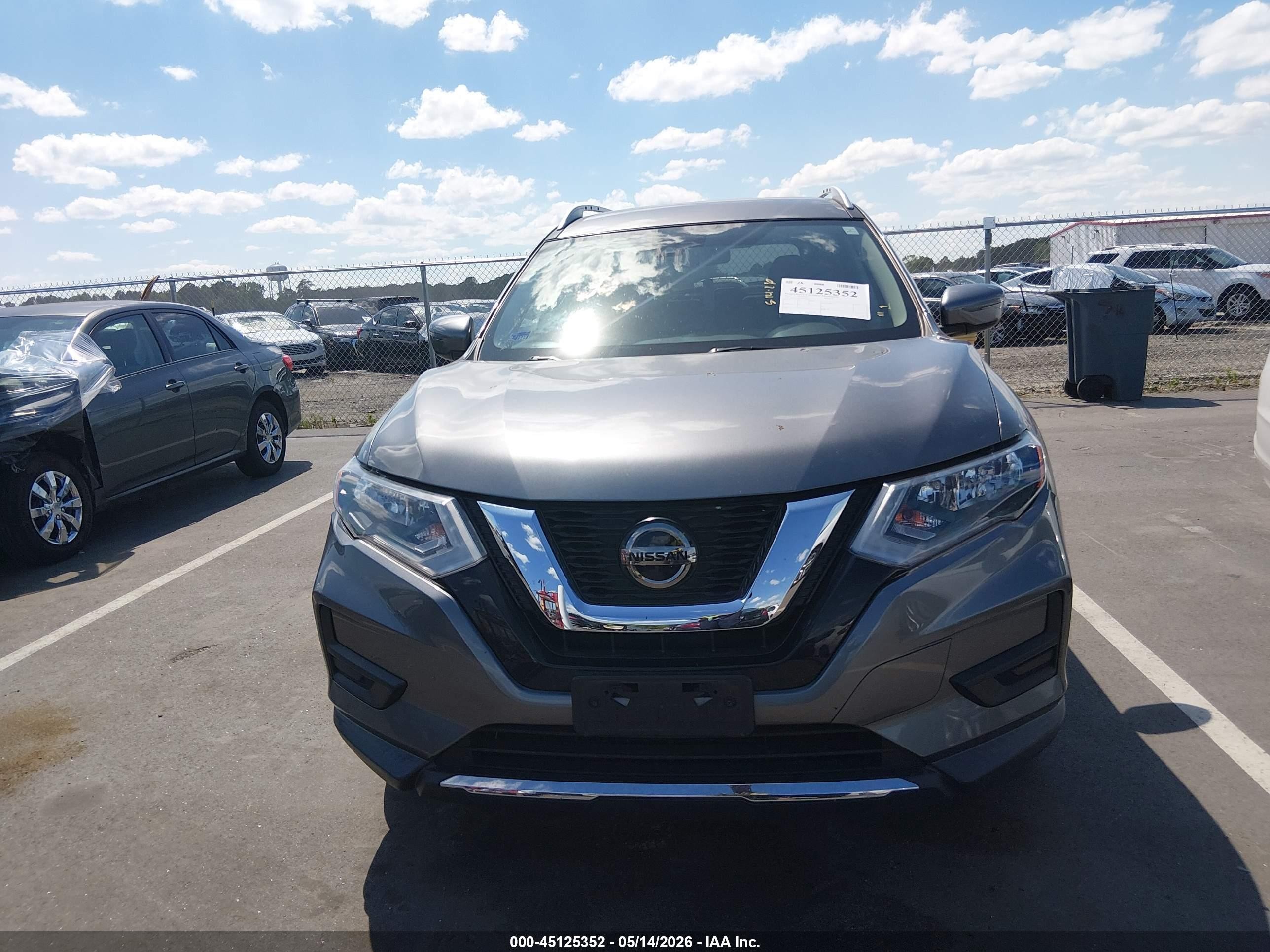 2020 Nissan Rogue Sv Fwd Серый vin: KNMAT2MT0LP538768