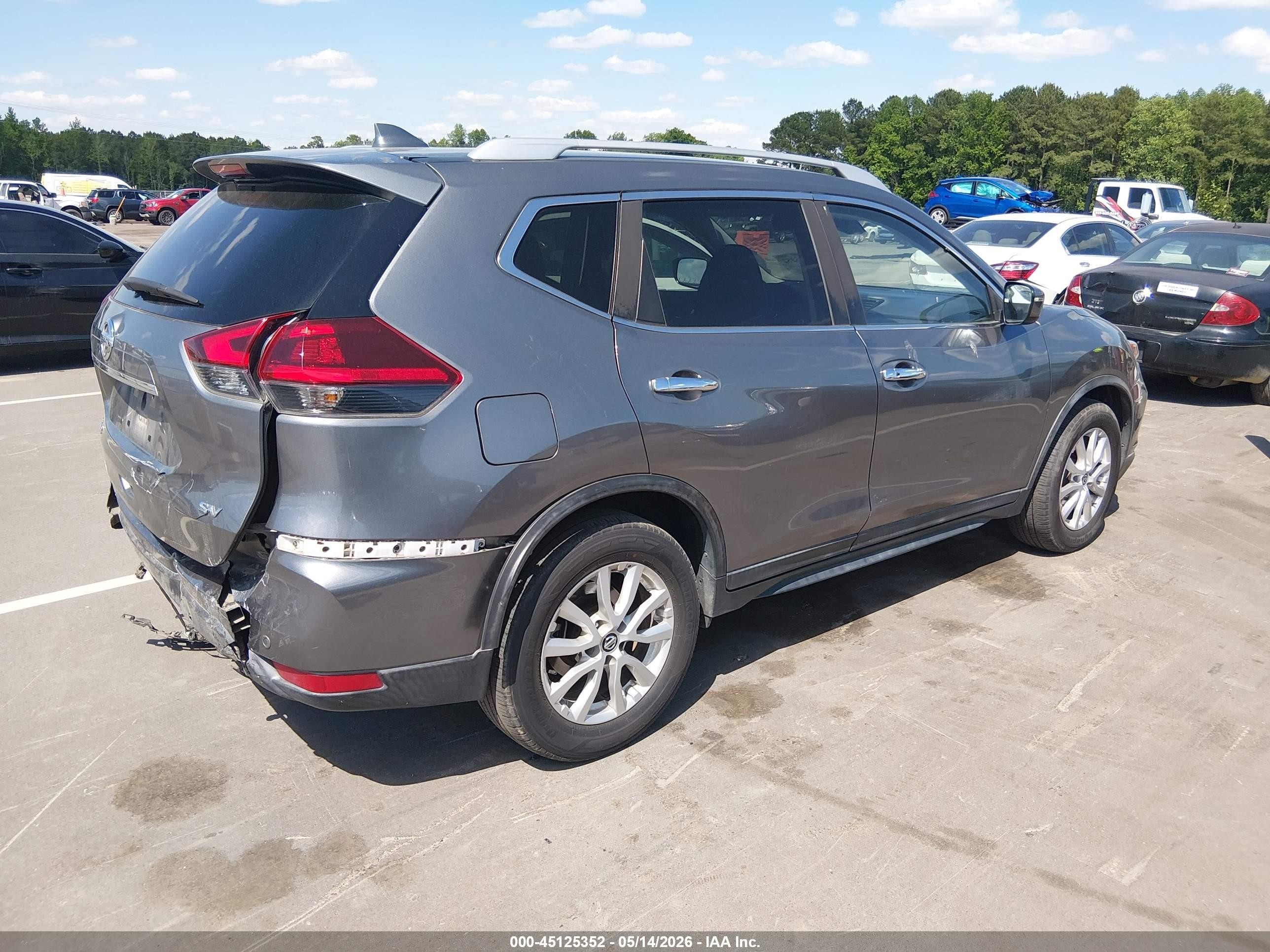 2020 Nissan Rogue Sv Fwd Серый vin: KNMAT2MT0LP538768