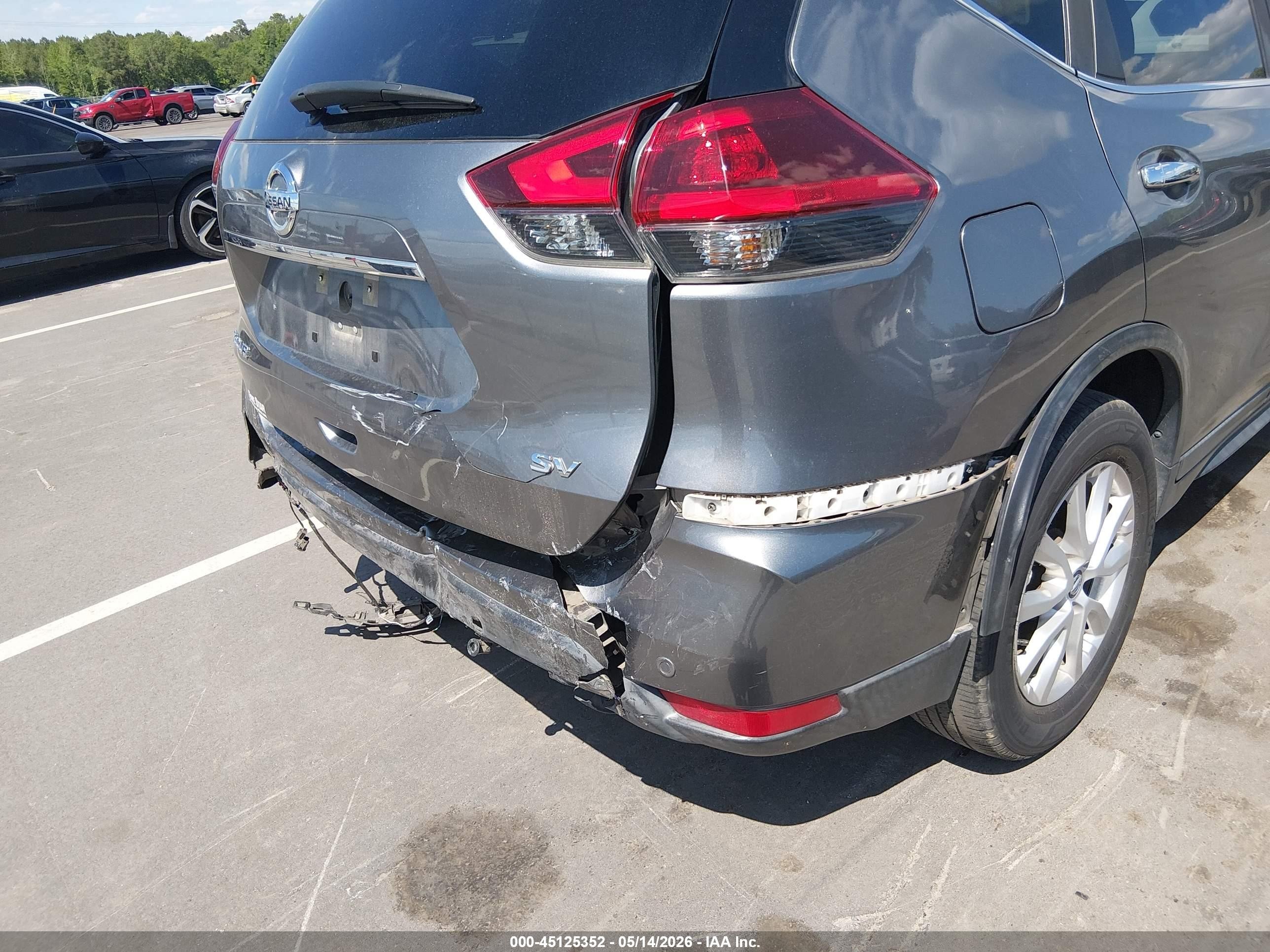 2020 Nissan Rogue Sv Fwd Серый vin: KNMAT2MT0LP538768