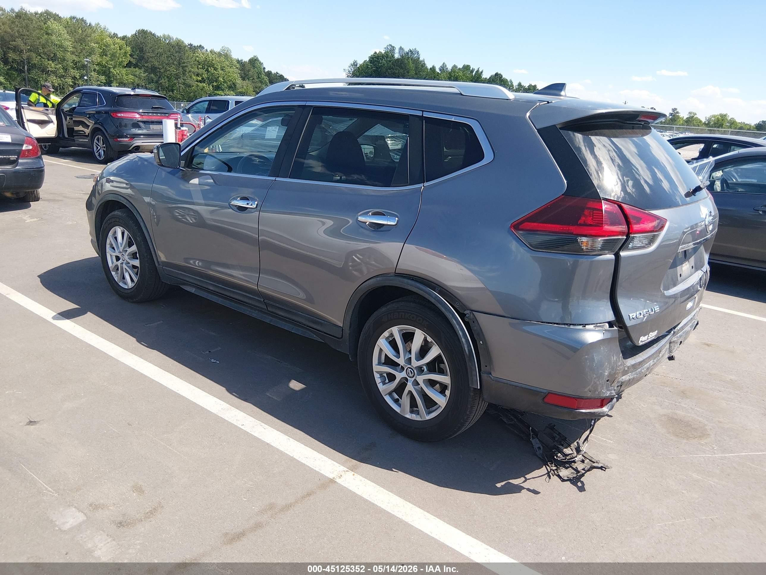 2020 Nissan Rogue Sv Fwd Серый vin: KNMAT2MT0LP538768