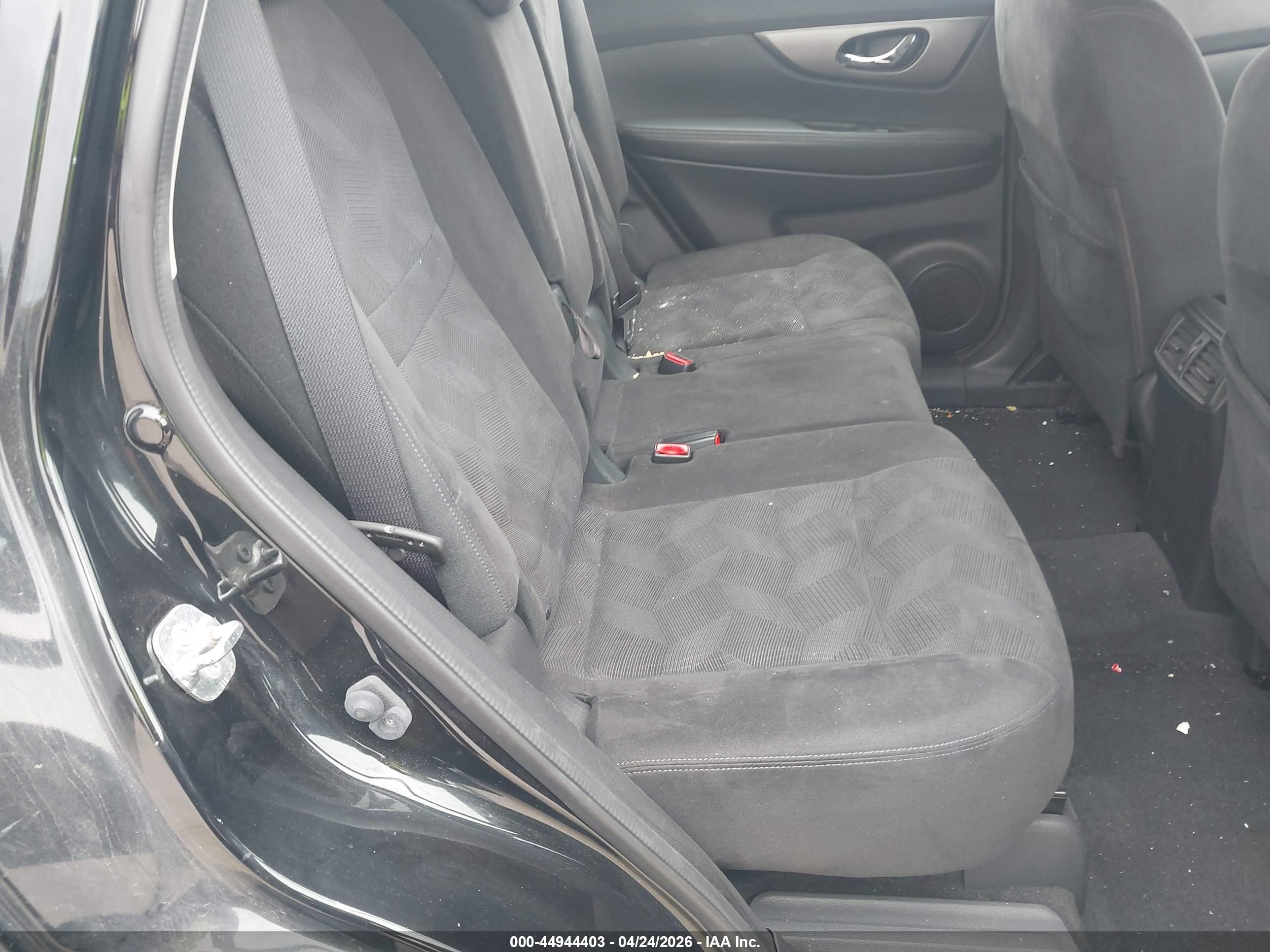 2015 Nissan Rogue S Black vin: KNMAT2MT1FP500244