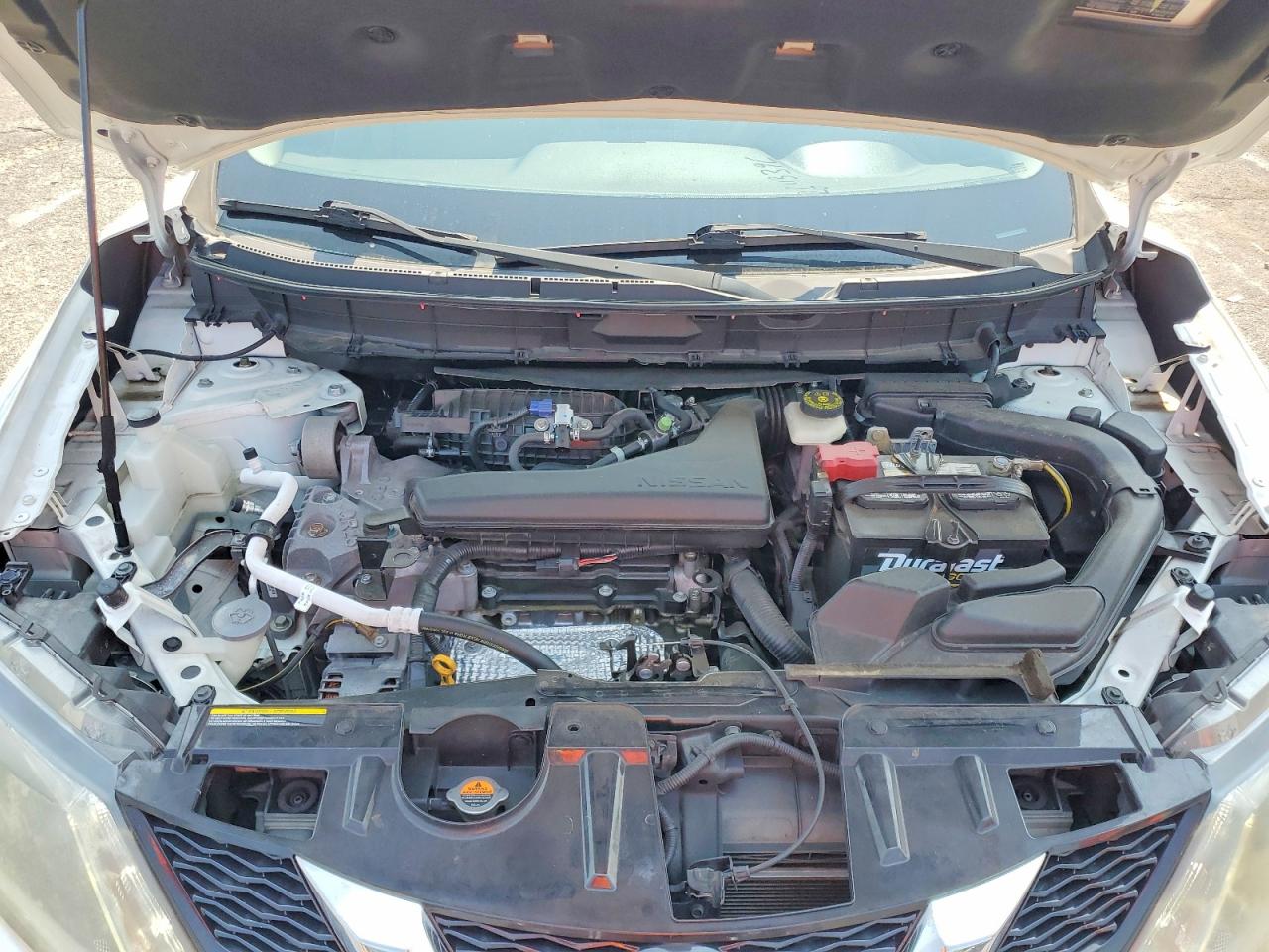 2015 Nissan Rogue Sv White vin: KNMAT2MT1FP527993