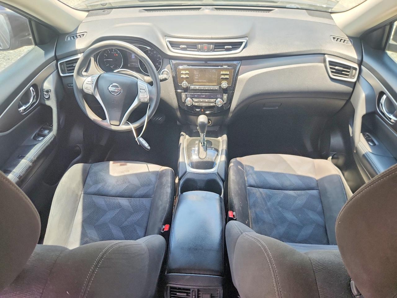 2015 Nissan Rogue Sv Черный vin: KNMAT2MT1FP537679