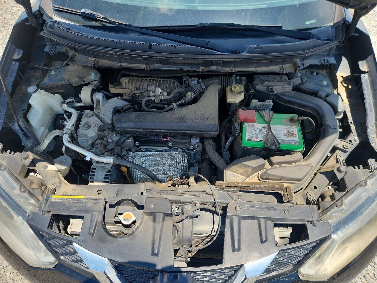 2015 Nissan Rogue Sv Черный vin: KNMAT2MT1FP537679