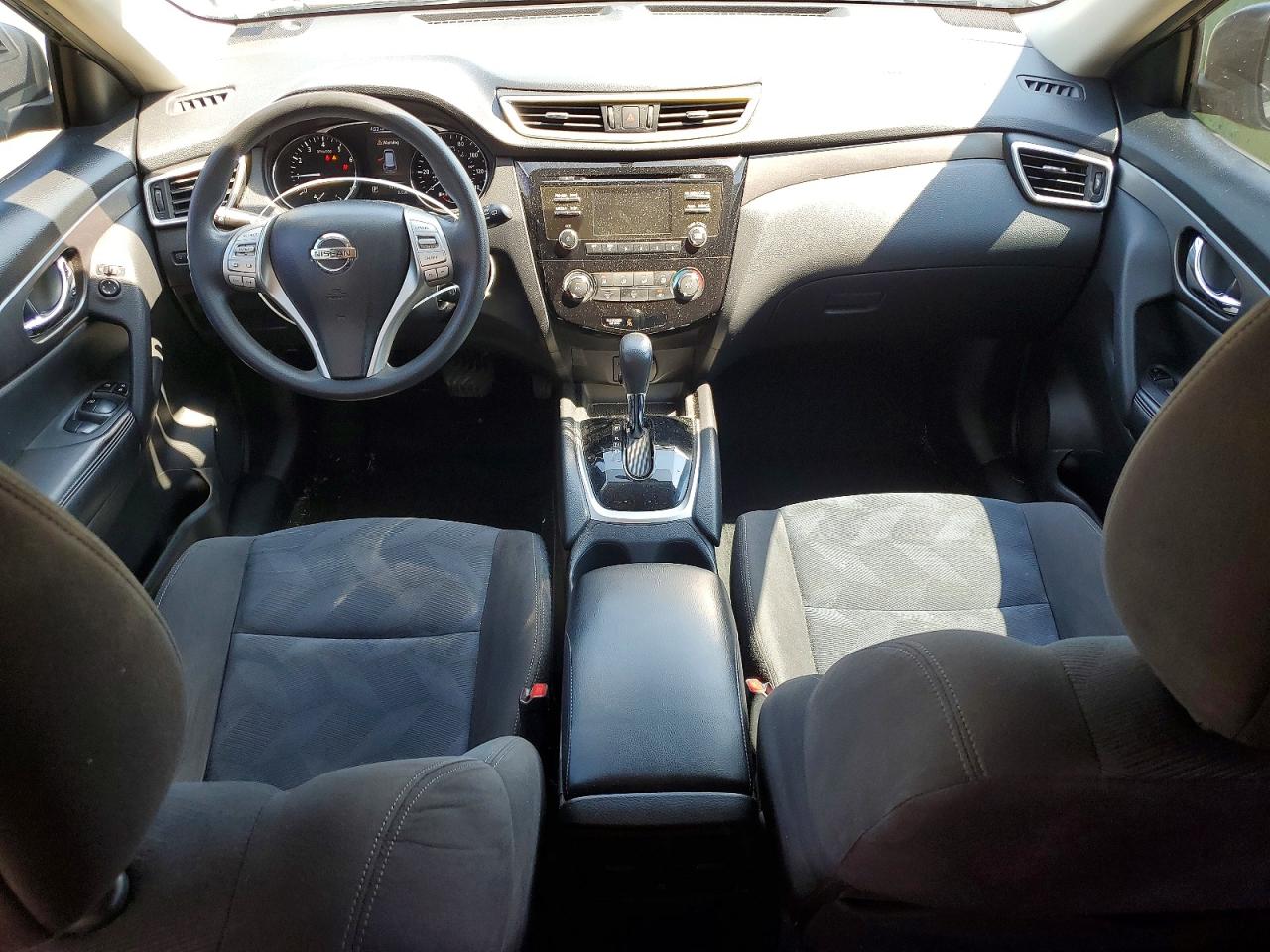 2015 Nissan Rogue S Черный vin: KNMAT2MT1FP539447