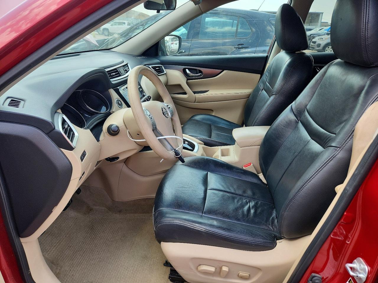 2015 Nissan Rogue Sv Red vin: KNMAT2MT1FP563649