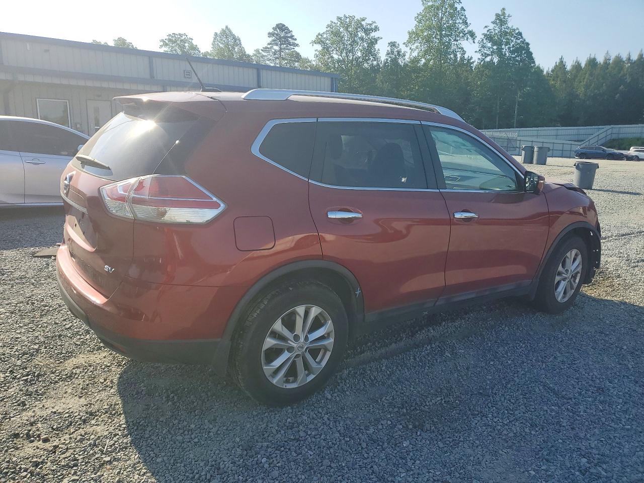2015 Nissan Rogue Sv Красный vin: KNMAT2MT1FP571167