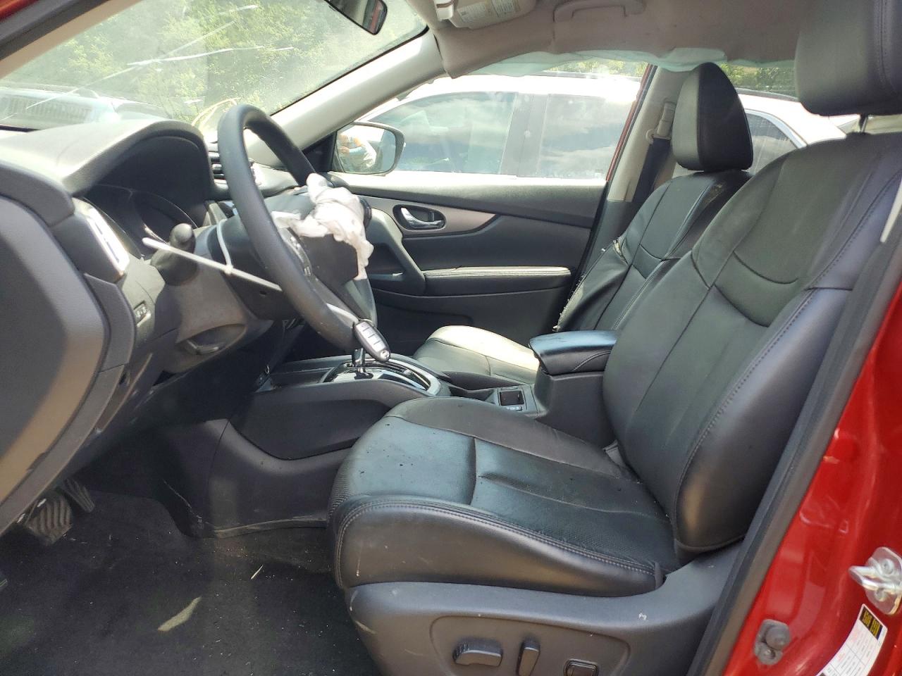 2015 Nissan Rogue Sv Красный vin: KNMAT2MT1FP571167