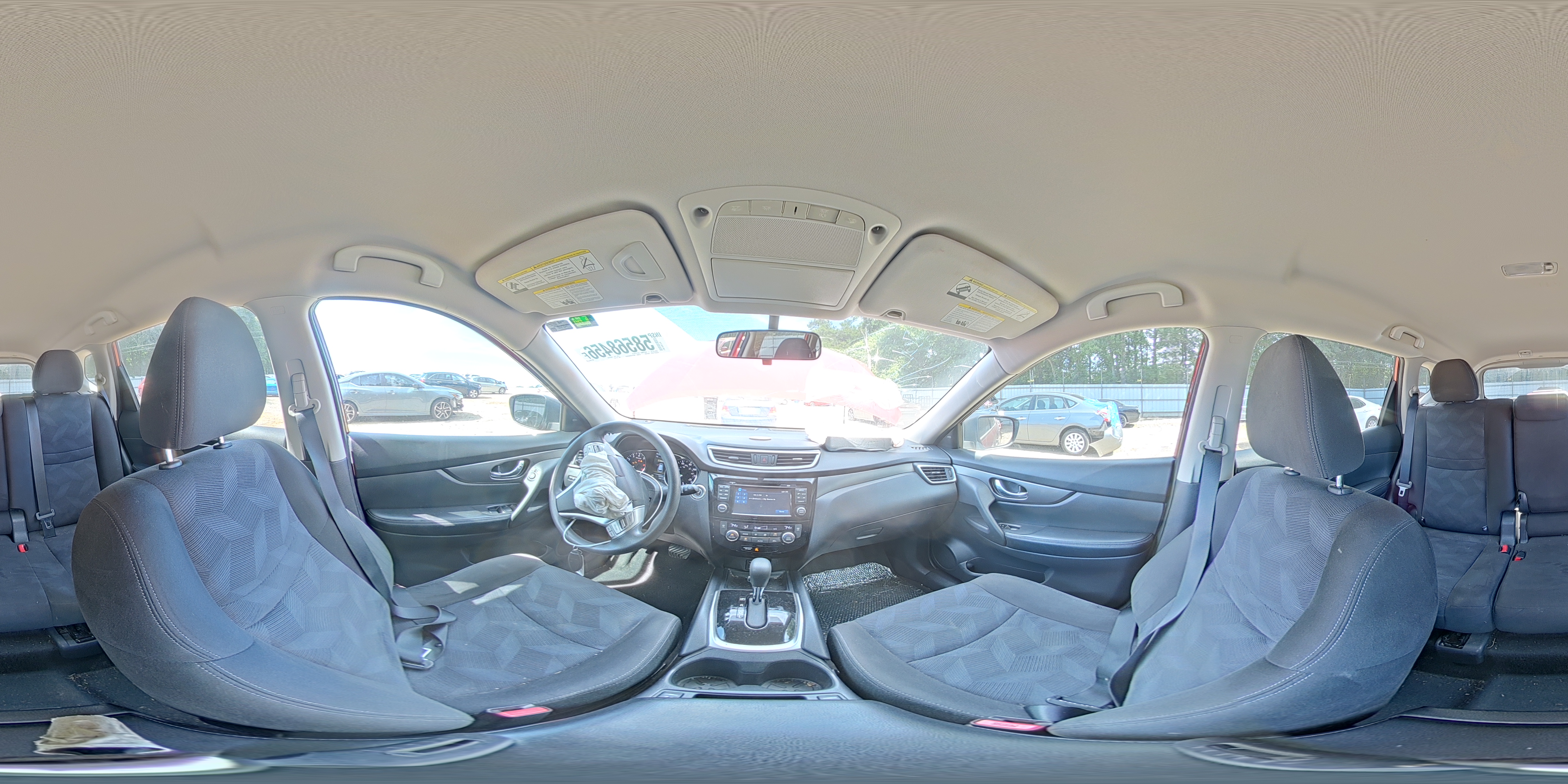 2015 Nissan Rogue Sv Red vin: KNMAT2MT1FP571170