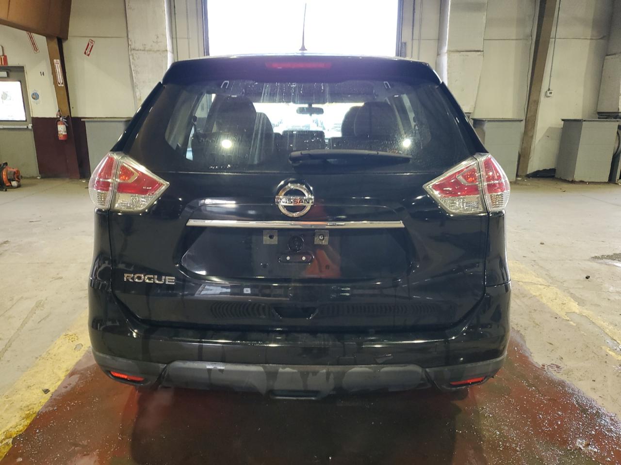 2015 Nissan Rogue S Black vin: KNMAT2MT1FP574120