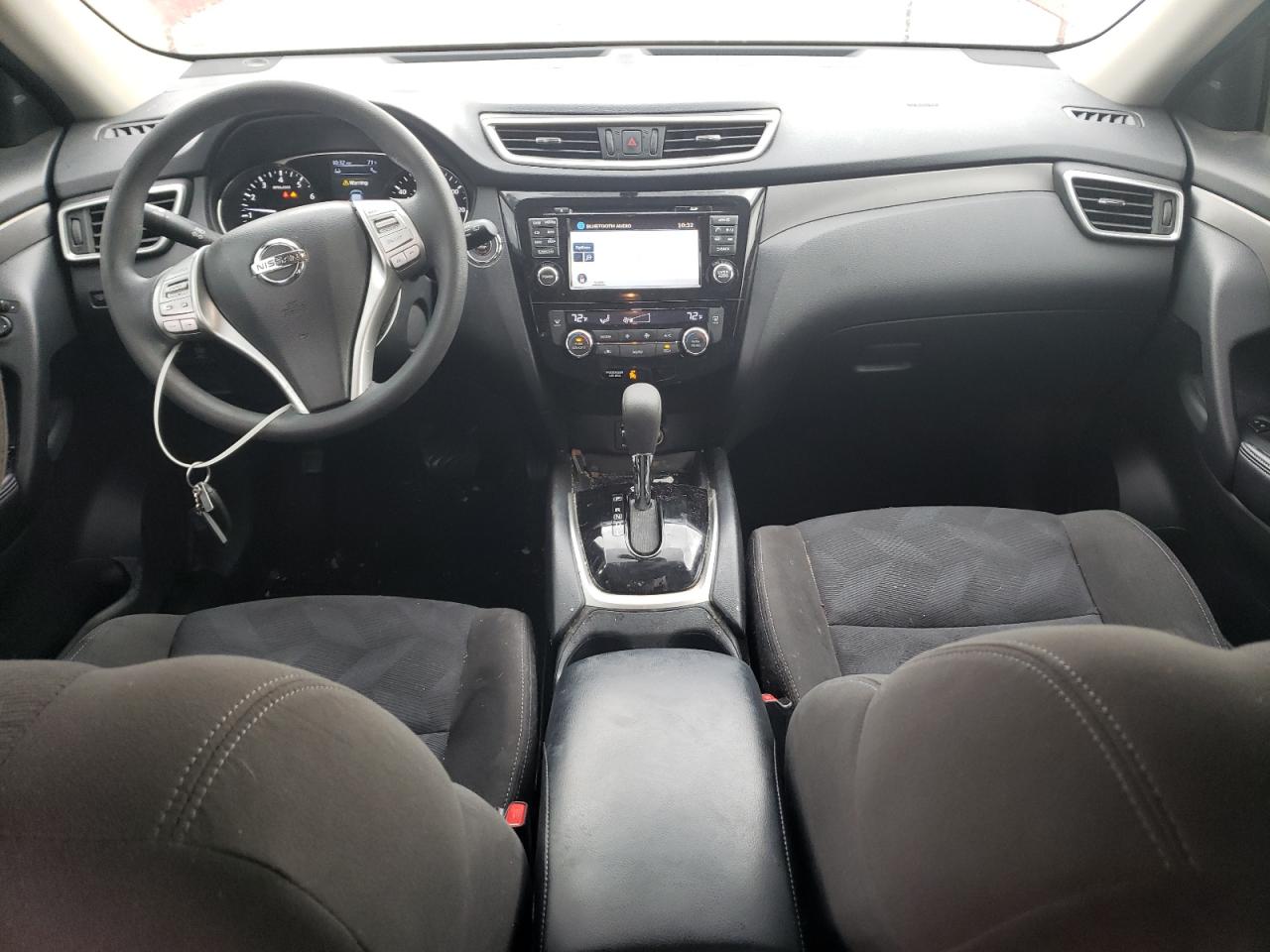 2015 Nissan Rogue S Burgundy vin: KNMAT2MT1FP579057