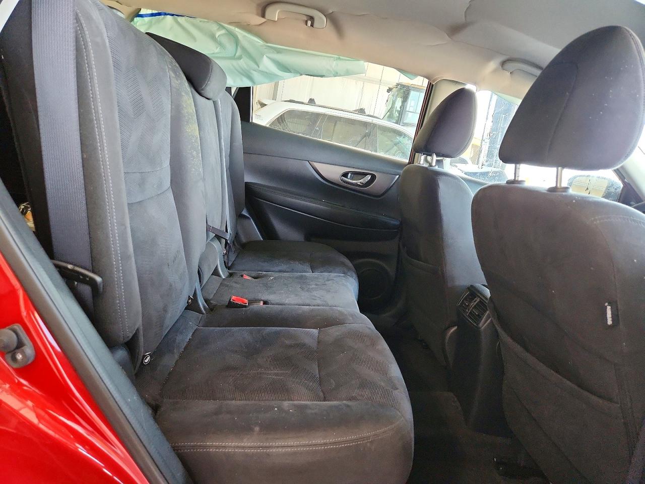 2015 Nissan Rogue Sv Red vin: KNMAT2MT1FP579057