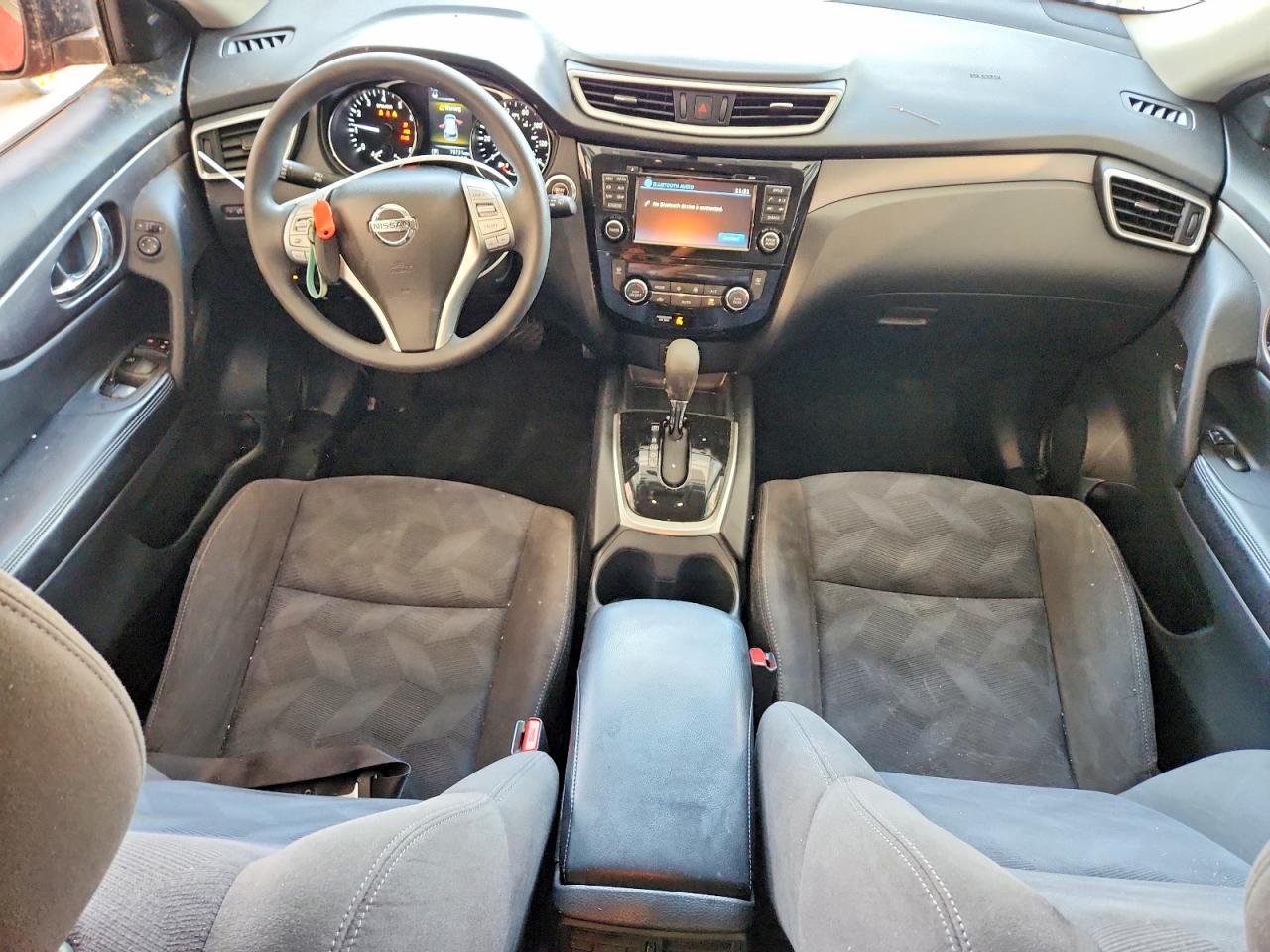 2015 Nissan Rogue Sv Red vin: KNMAT2MT1FP579057