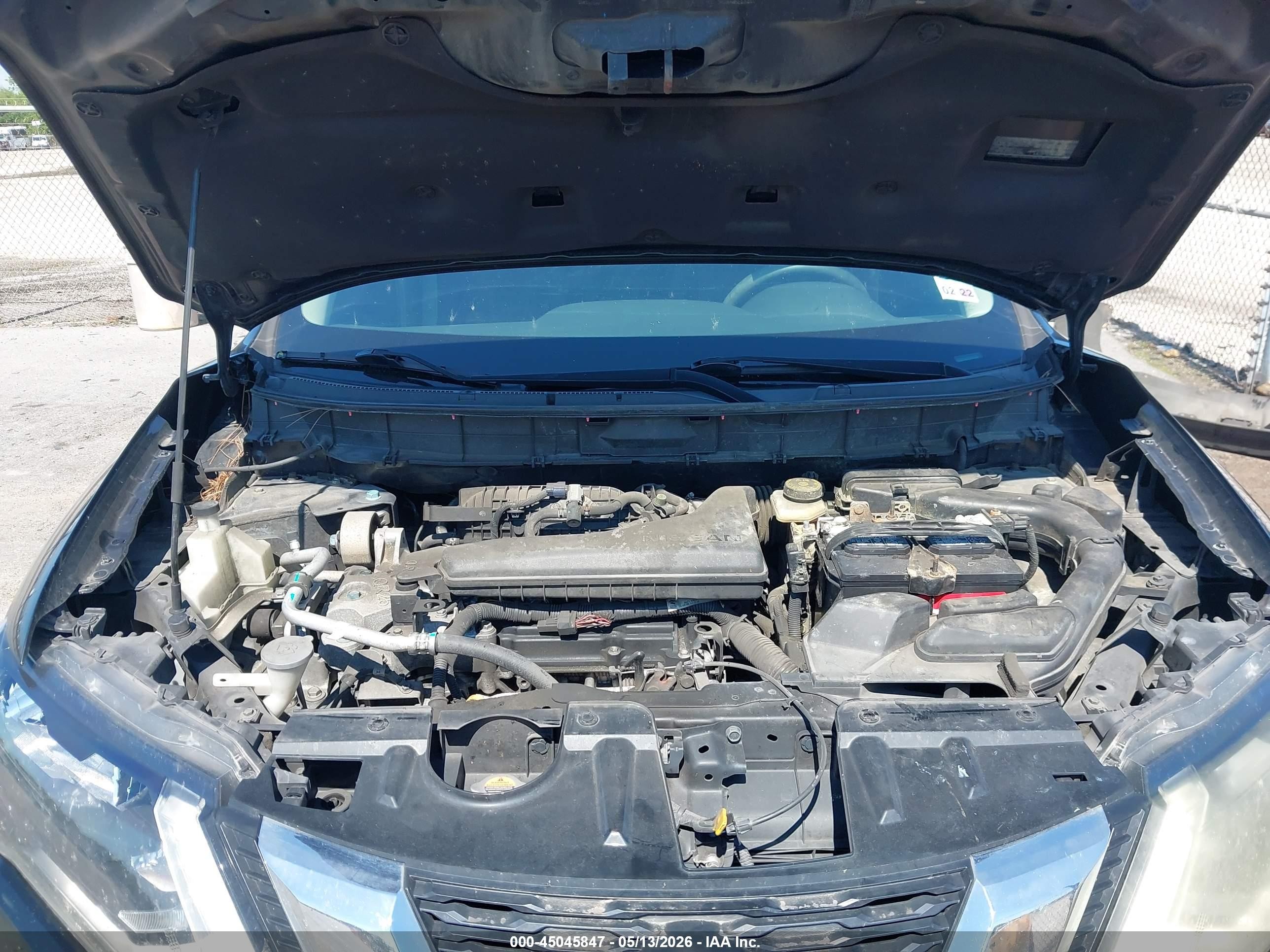 2017 Nissan Rogue S Черный vin: KNMAT2MT1HP522747
