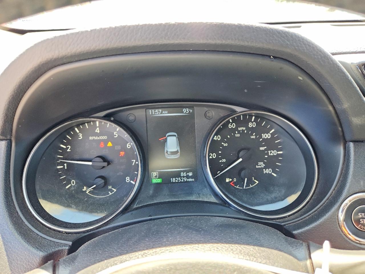 2017 Nissan Rogue Sv Blue vin: KNMAT2MT1HP575805