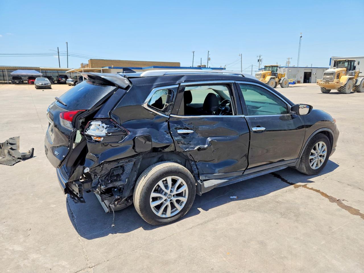 2018 Nissan Rogue Sv Black vin: KNMAT2MT1JP514556