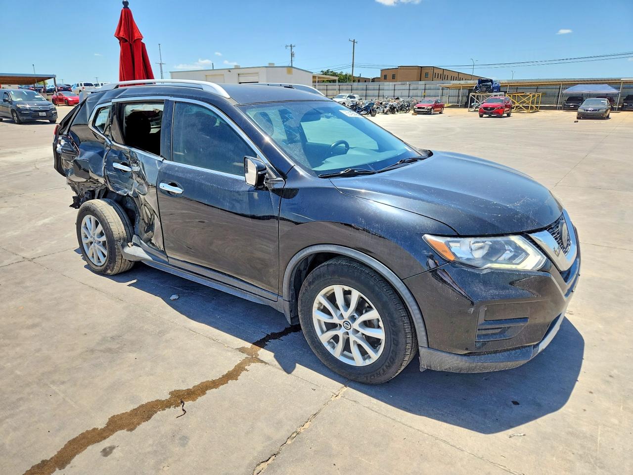 2018 Nissan Rogue Sv Black vin: KNMAT2MT1JP514556