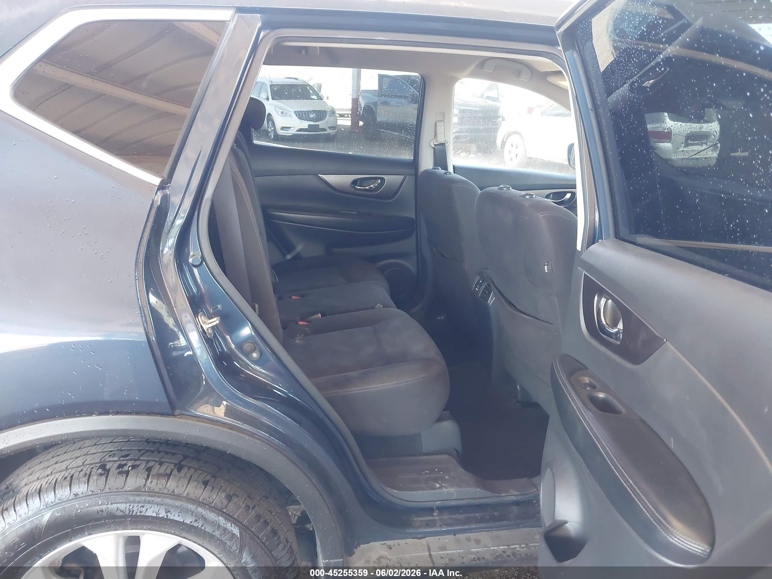 2015 Nissan Rogue Sv Синий vin: KNMAT2MT2FP520096