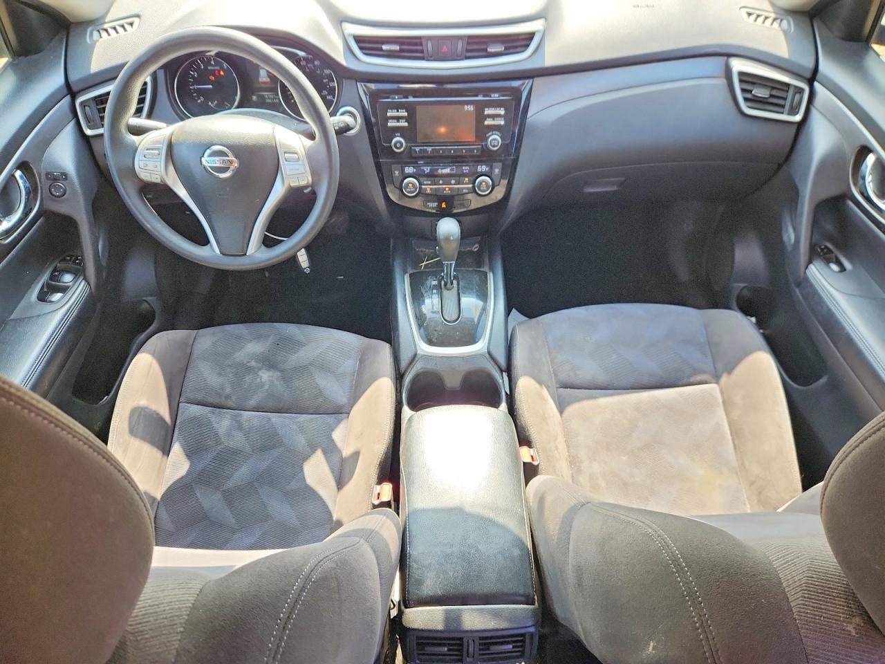 2015 Nissan Rogue Sv Red vin: KNMAT2MT2FP522138