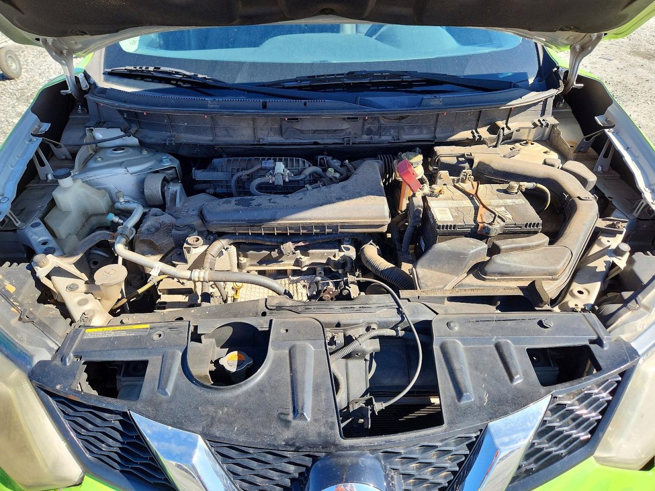 2015 Nissan Rogue Sv Green vin: KNMAT2MT2FP553969