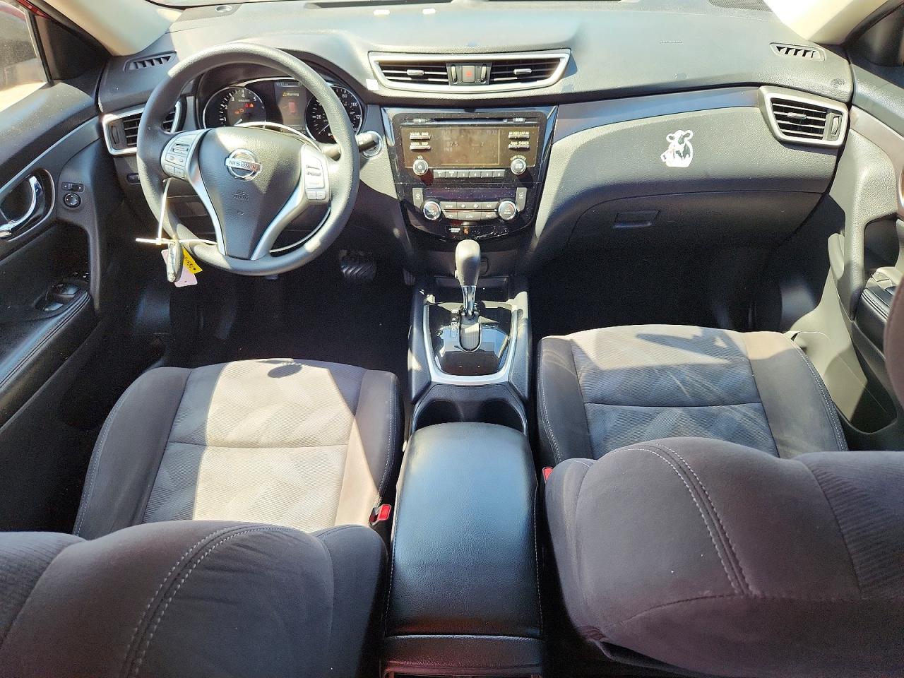 2015 Nissan Rogue Sv Red vin: KNMAT2MT2FP573140