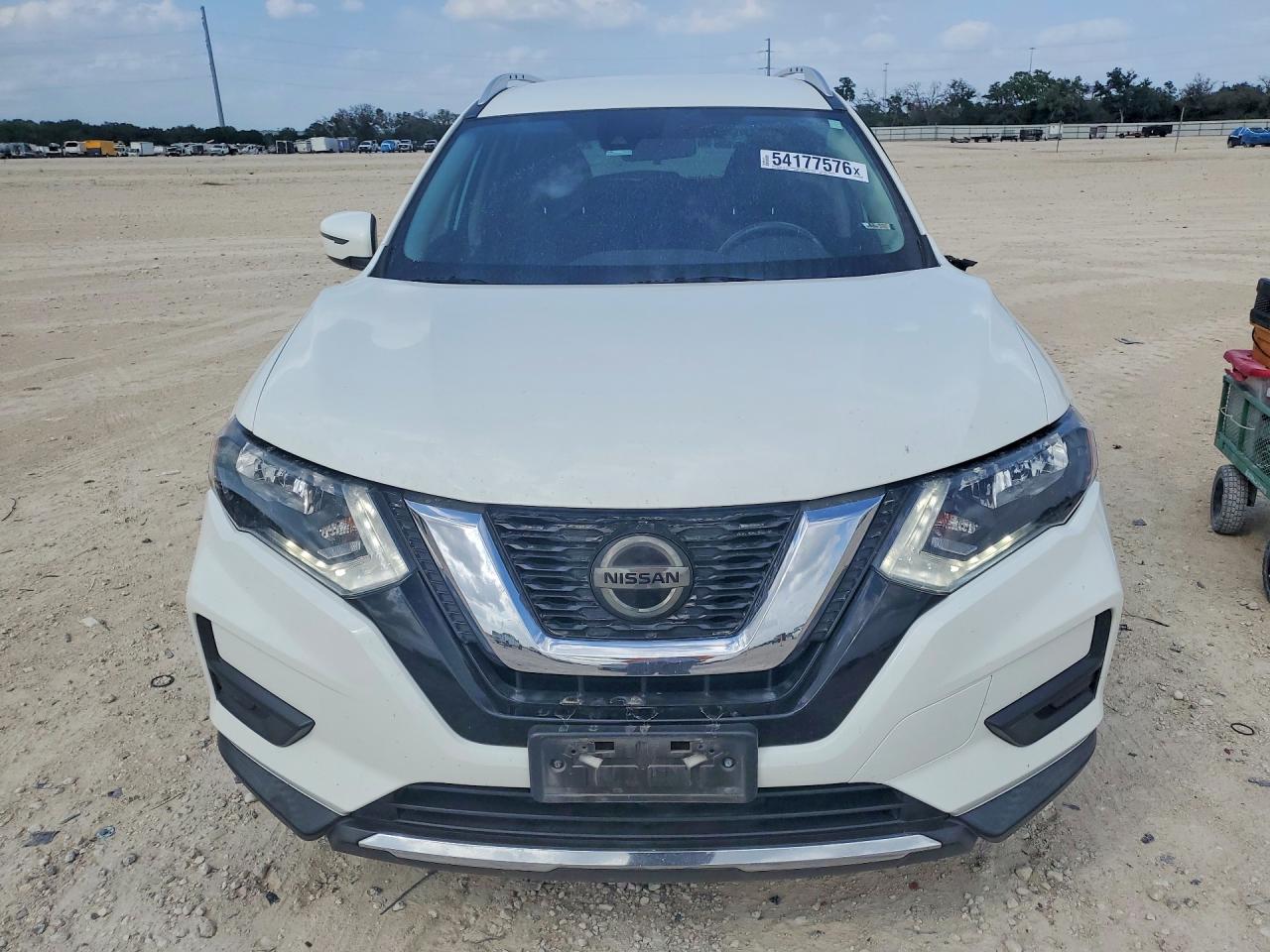 2019 Nissan Rogue Sv White vin: KNMAT2MT2KP512817
