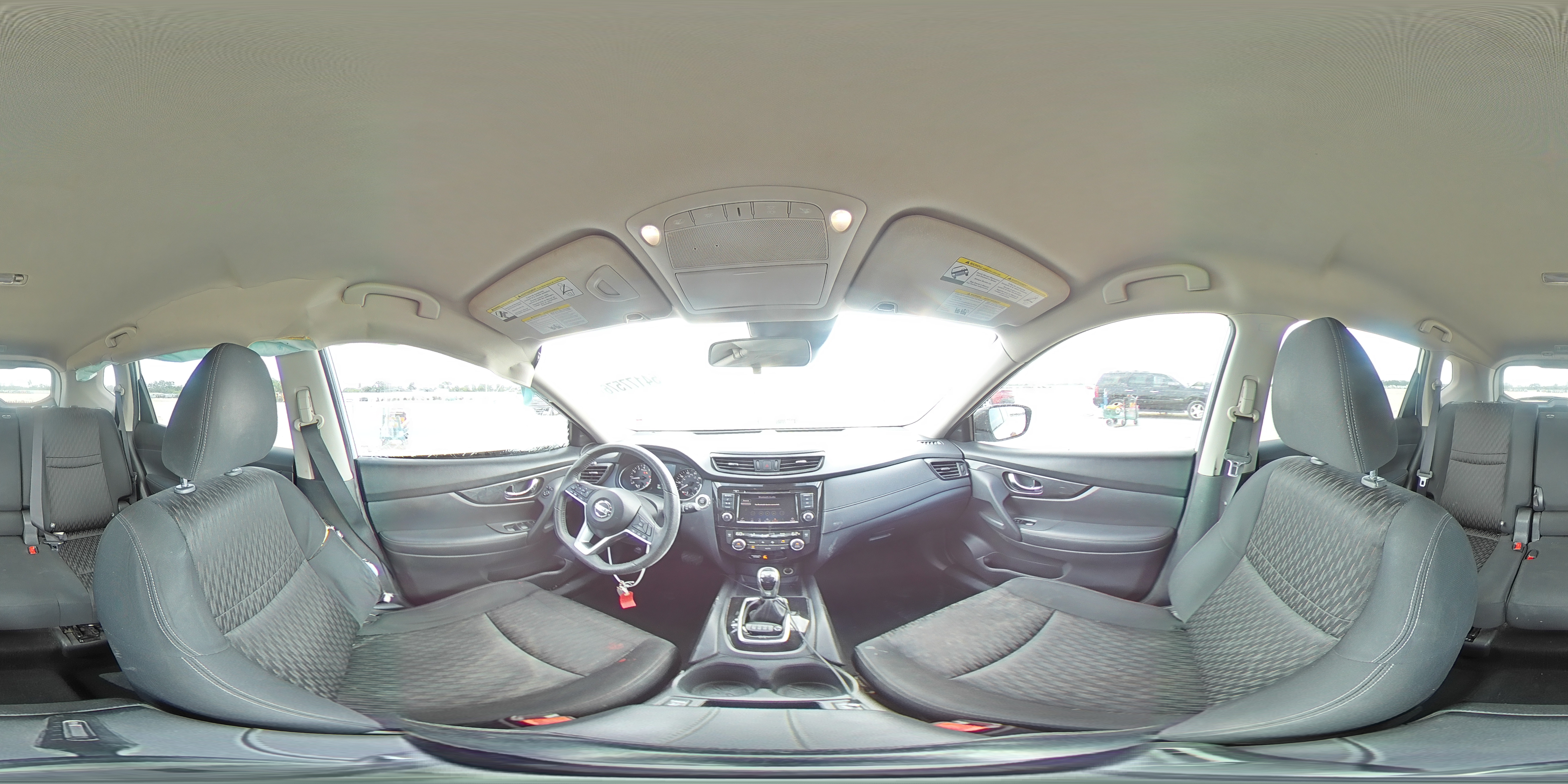 2019 Nissan Rogue Sv White vin: KNMAT2MT2KP512817