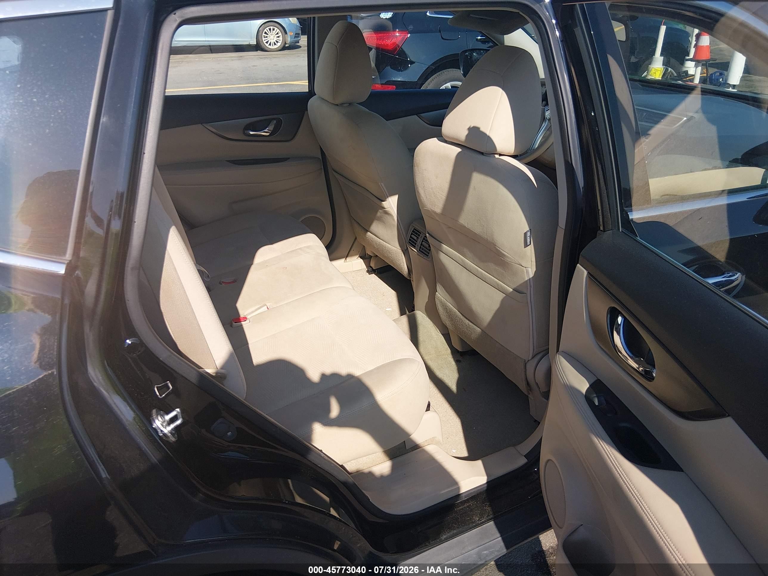 2015 Nissan Rogue S Black vin: KNMAT2MT3FP510242