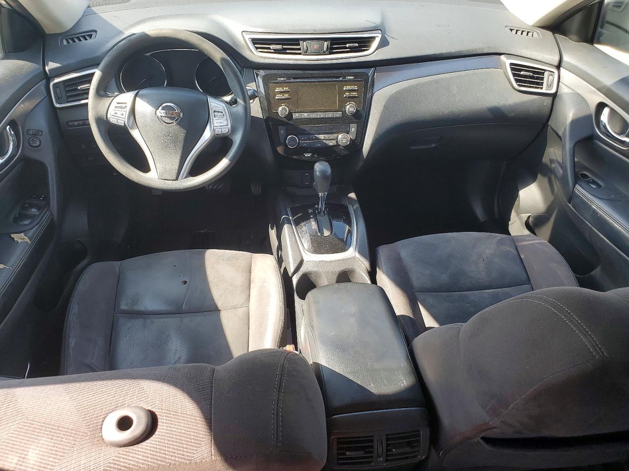 2015 Nissan Rogue Sv Silver vin: KNMAT2MT3FP527106