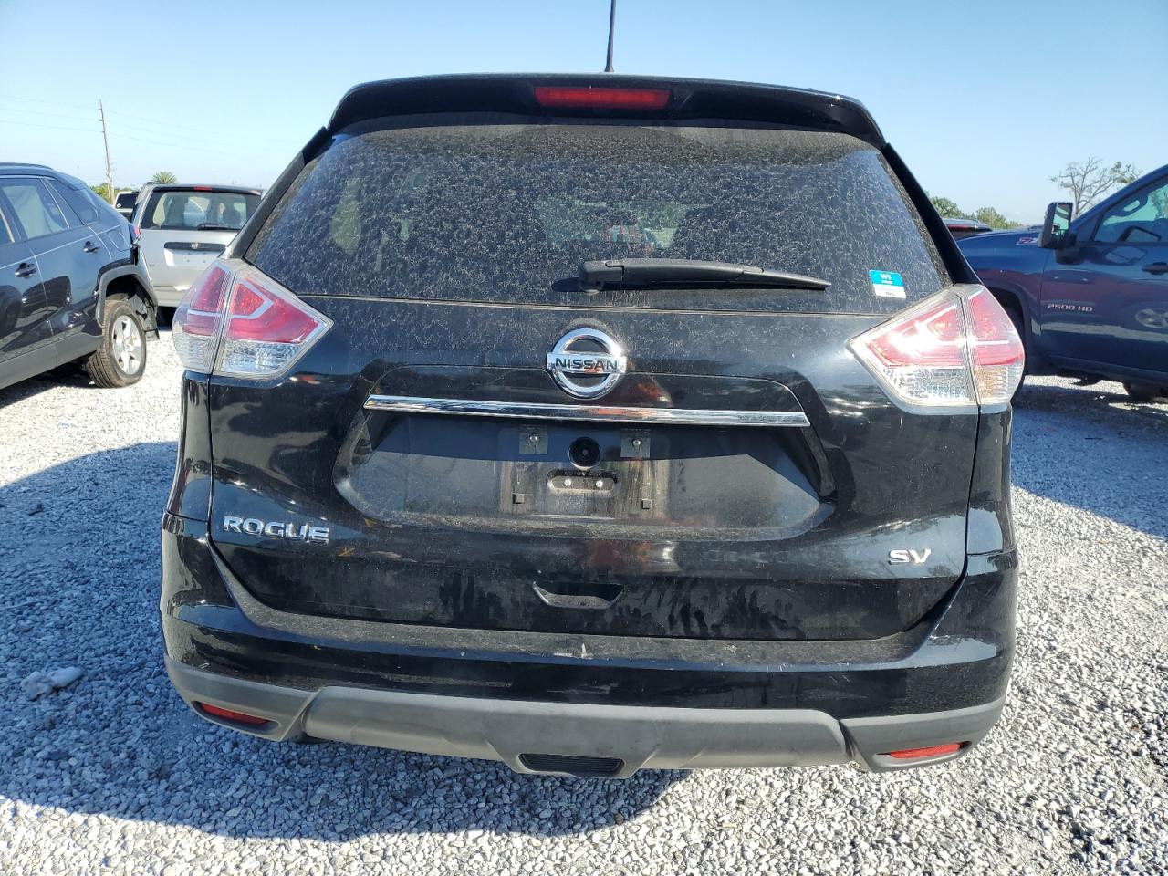 2015 Nissan Rogue S Black vin: KNMAT2MT3FP529678