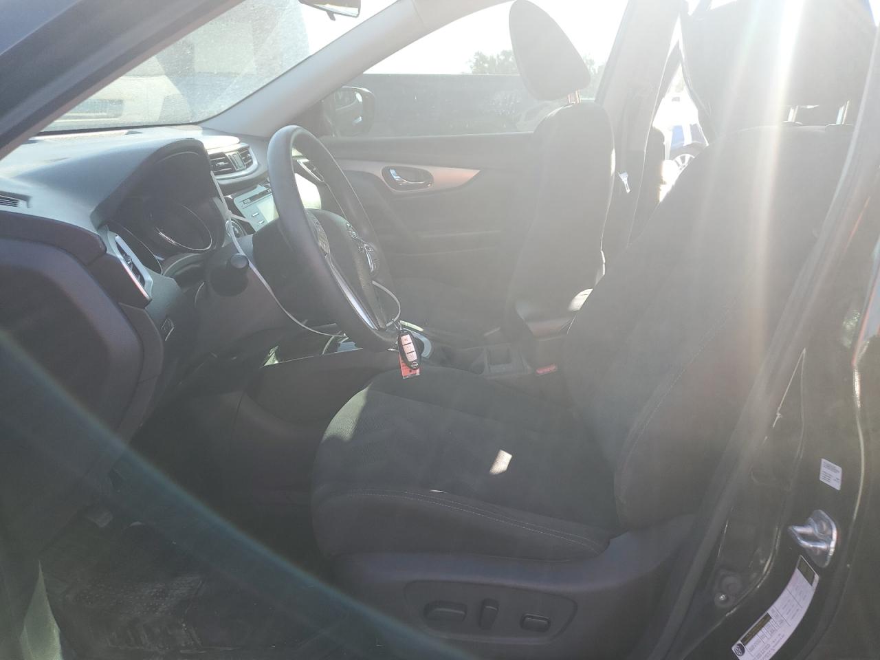 2015 Nissan Rogue S Black vin: KNMAT2MT3FP529678