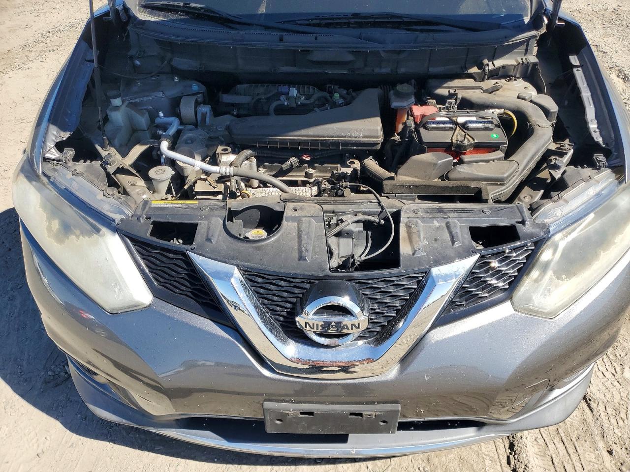 2015 Nissan Rogue S Gray vin: KNMAT2MT3FP535027