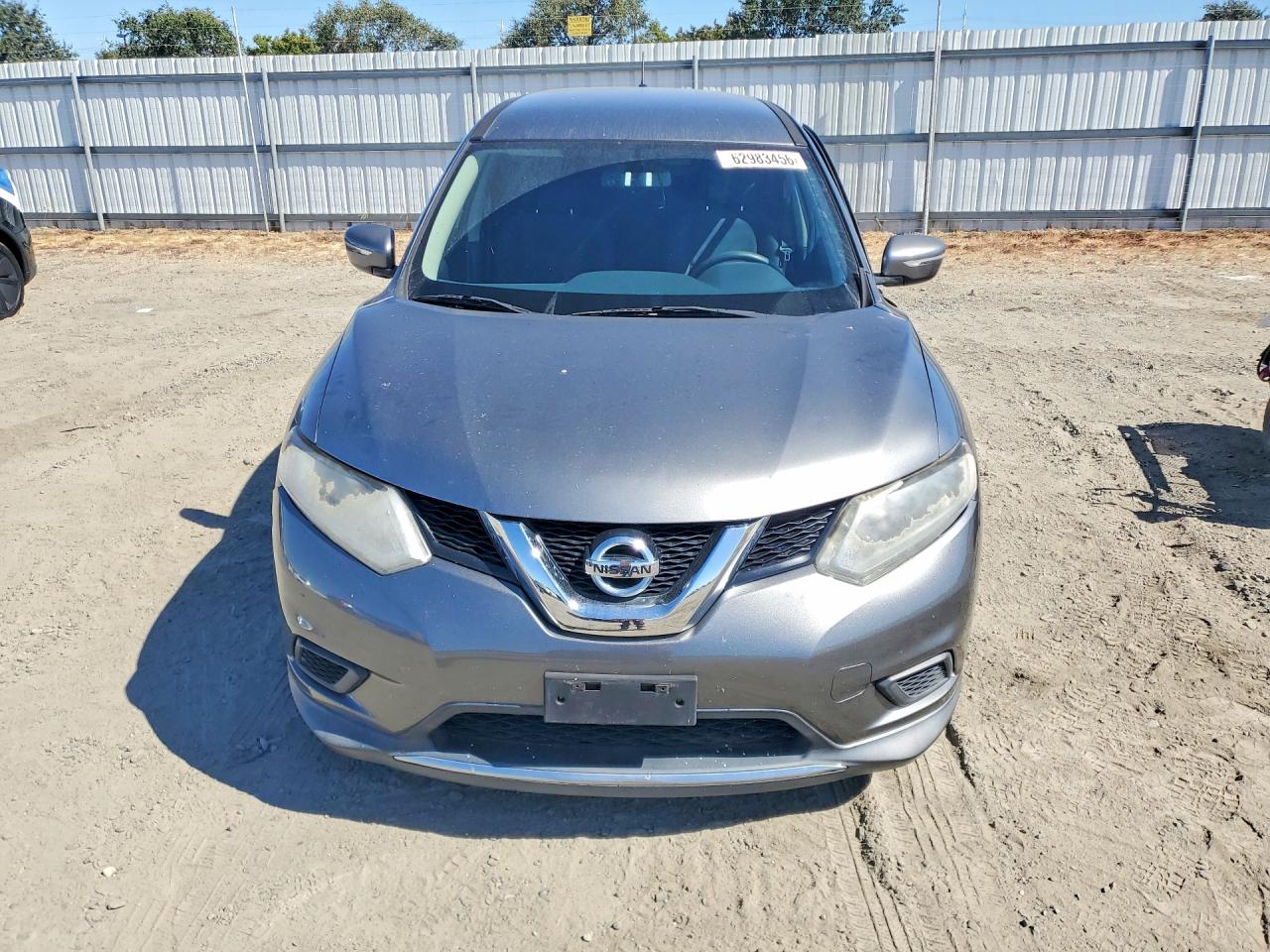 2015 Nissan Rogue S Gray vin: KNMAT2MT3FP535027