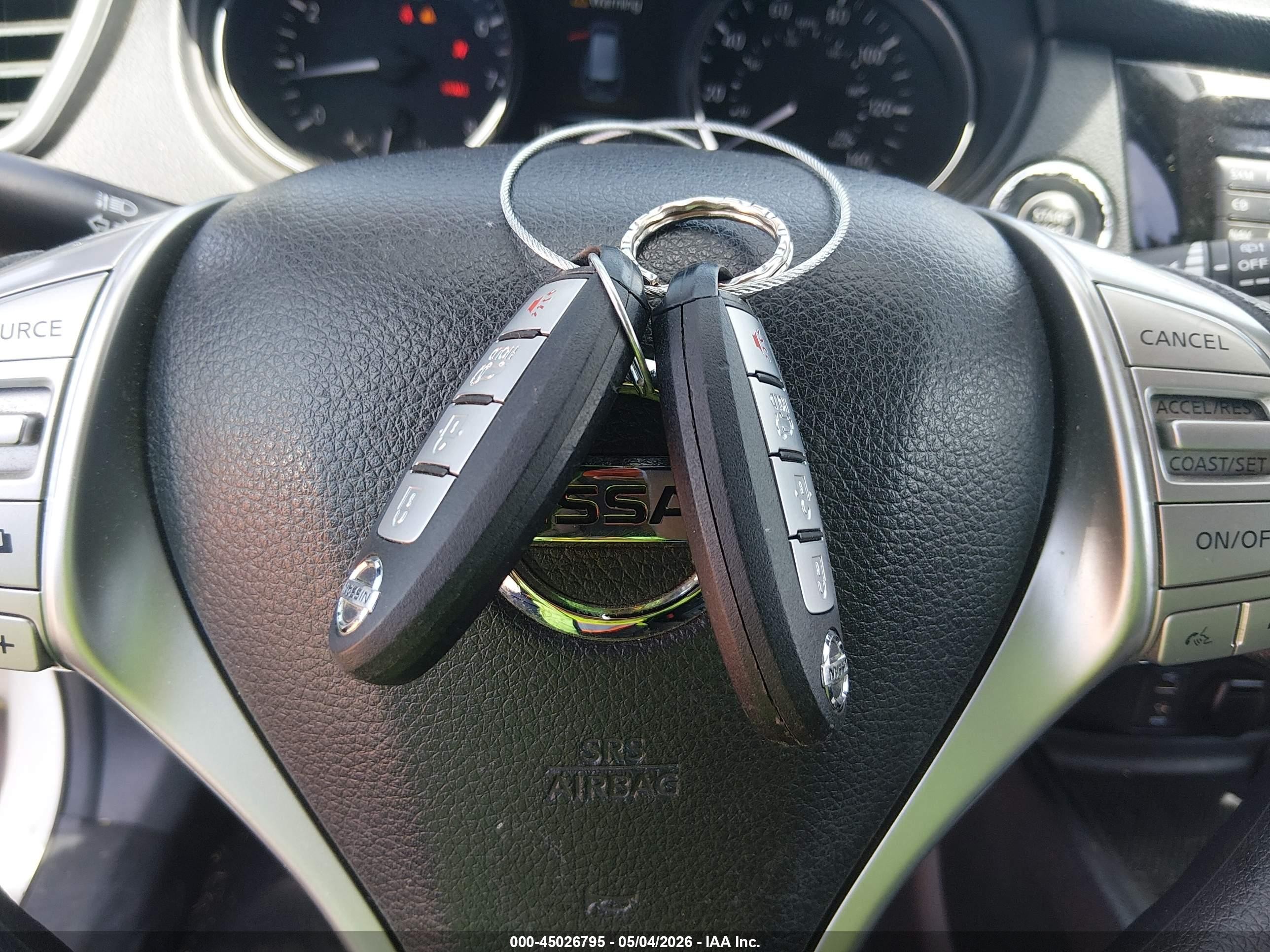 2015 Nissan Rogue Sv Белый vin: KNMAT2MT3FP543824