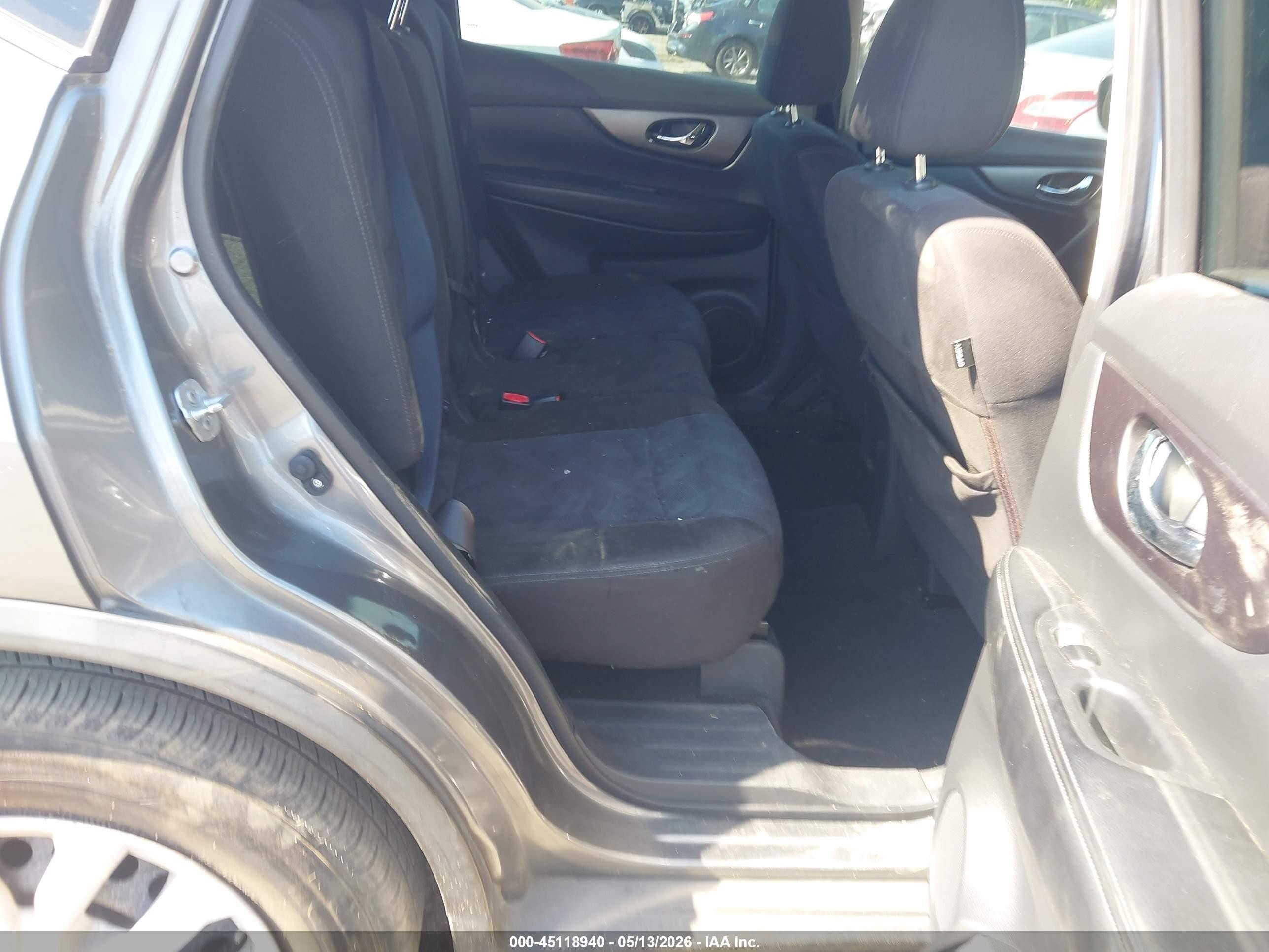 2015 Nissan Rogue S Gray vin: KNMAT2MT3FP557819