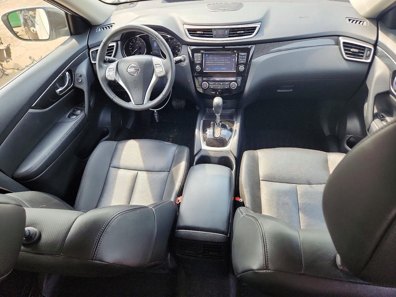 2016 Nissan Rogue Sl White vin: KNMAT2MT3GP732586