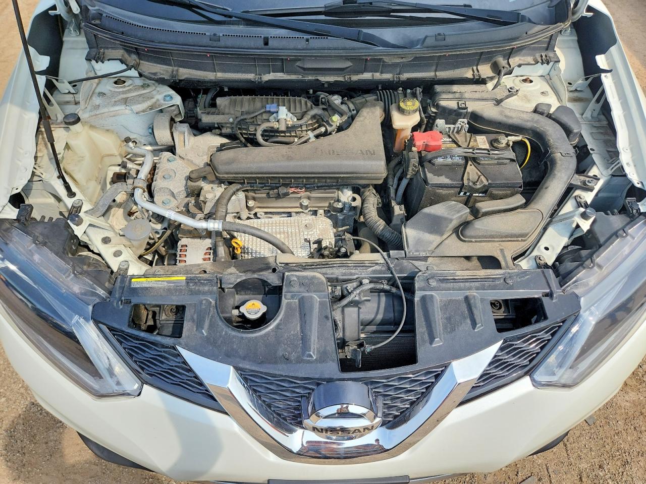 2016 Nissan Rogue Sl White vin: KNMAT2MT3GP732586